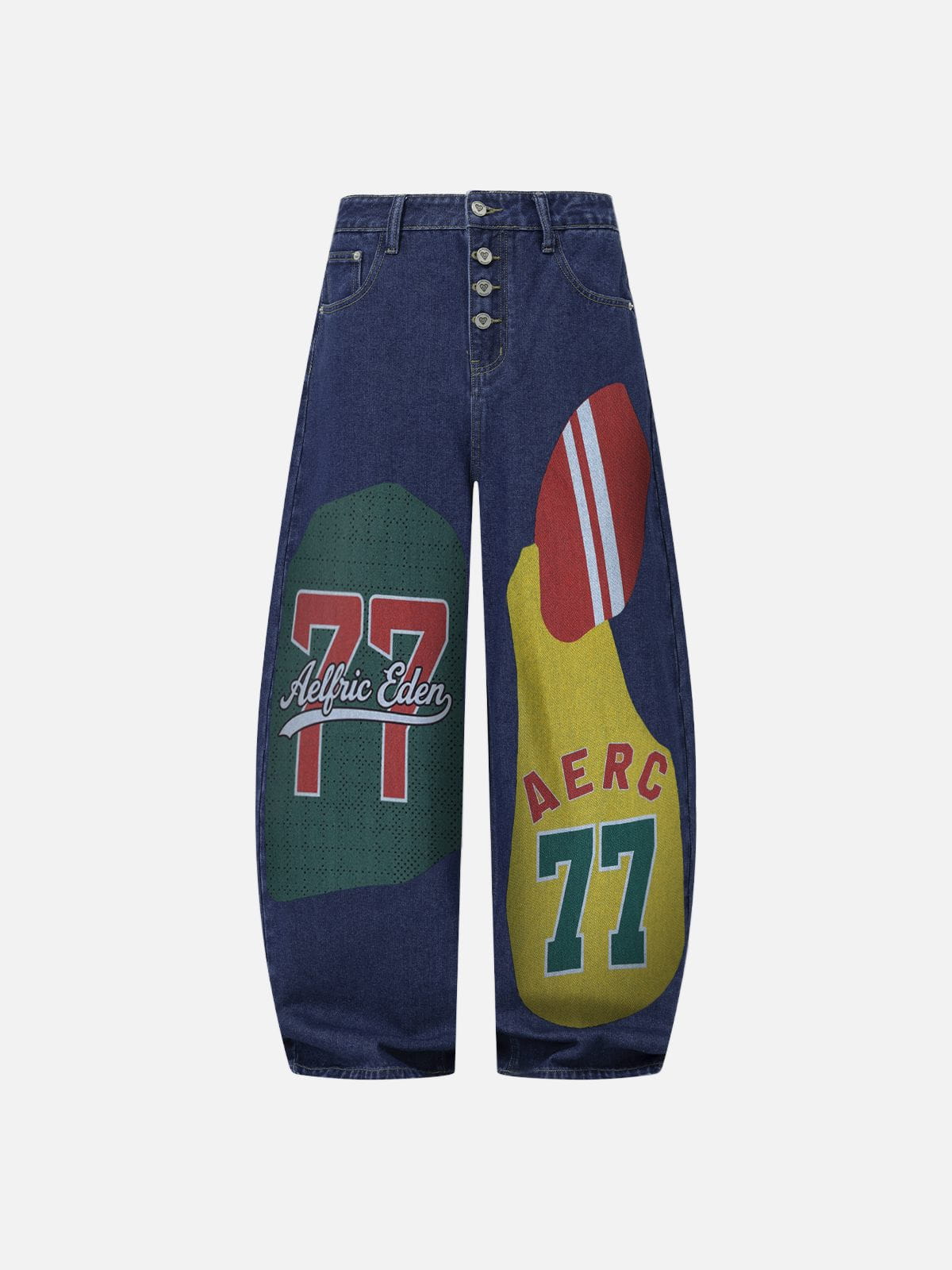 Aelfric Eden Paint Splatter Baggy Barrel Jeans – Aelfric eden