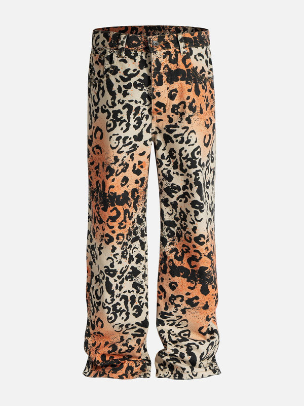 Aelfric Eden Apricot Leopard Print Jeans