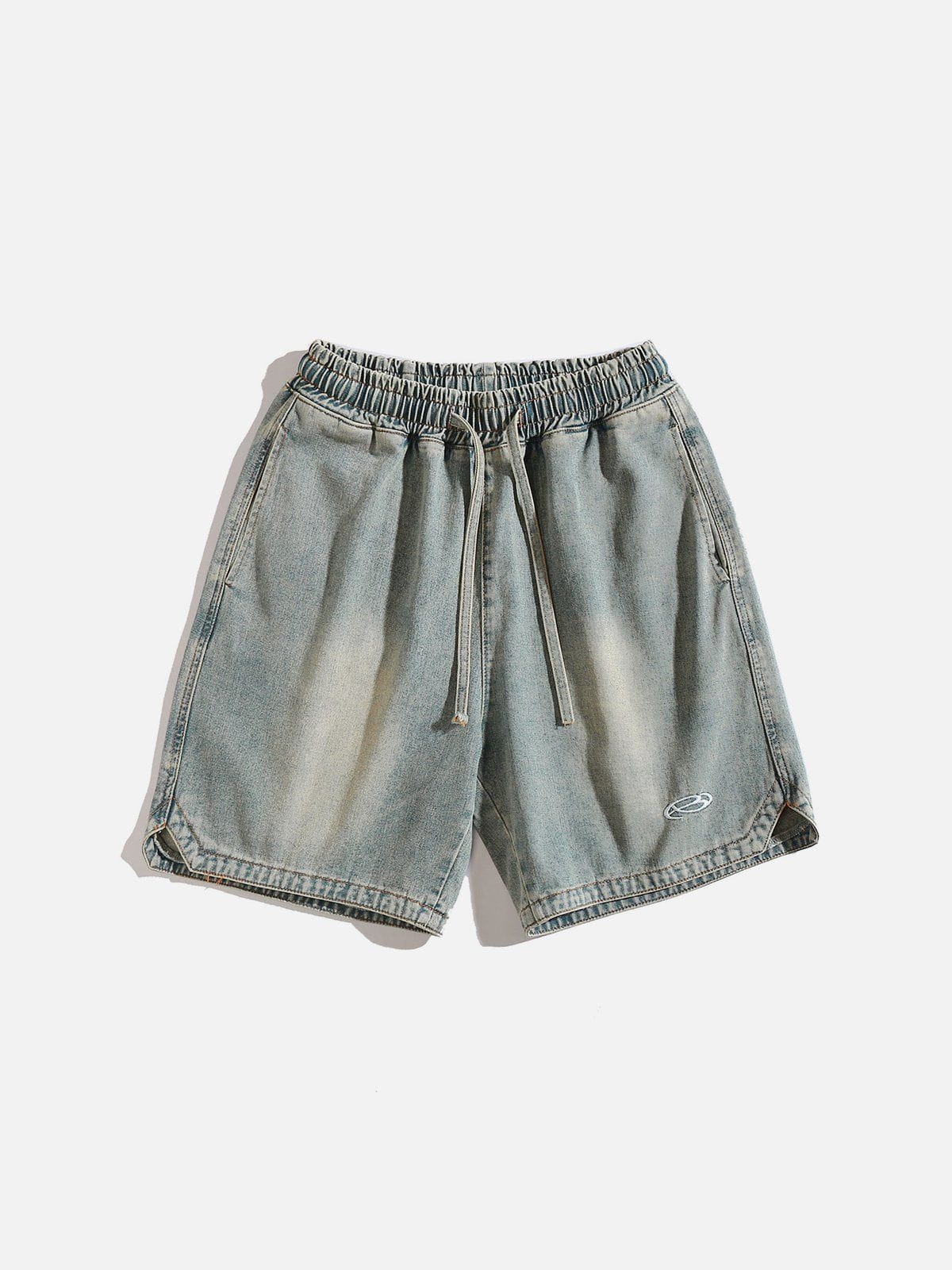 Aelfric Eden Washed Embroidery Jorts