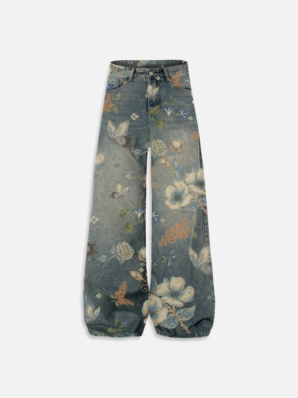 Aelfric Eden Plant Flower Print Jeans – Aelfric eden