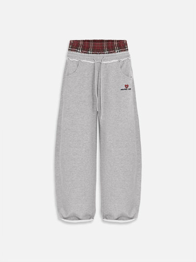 Aelfric Eden Plaid Patchwork Sweatpants