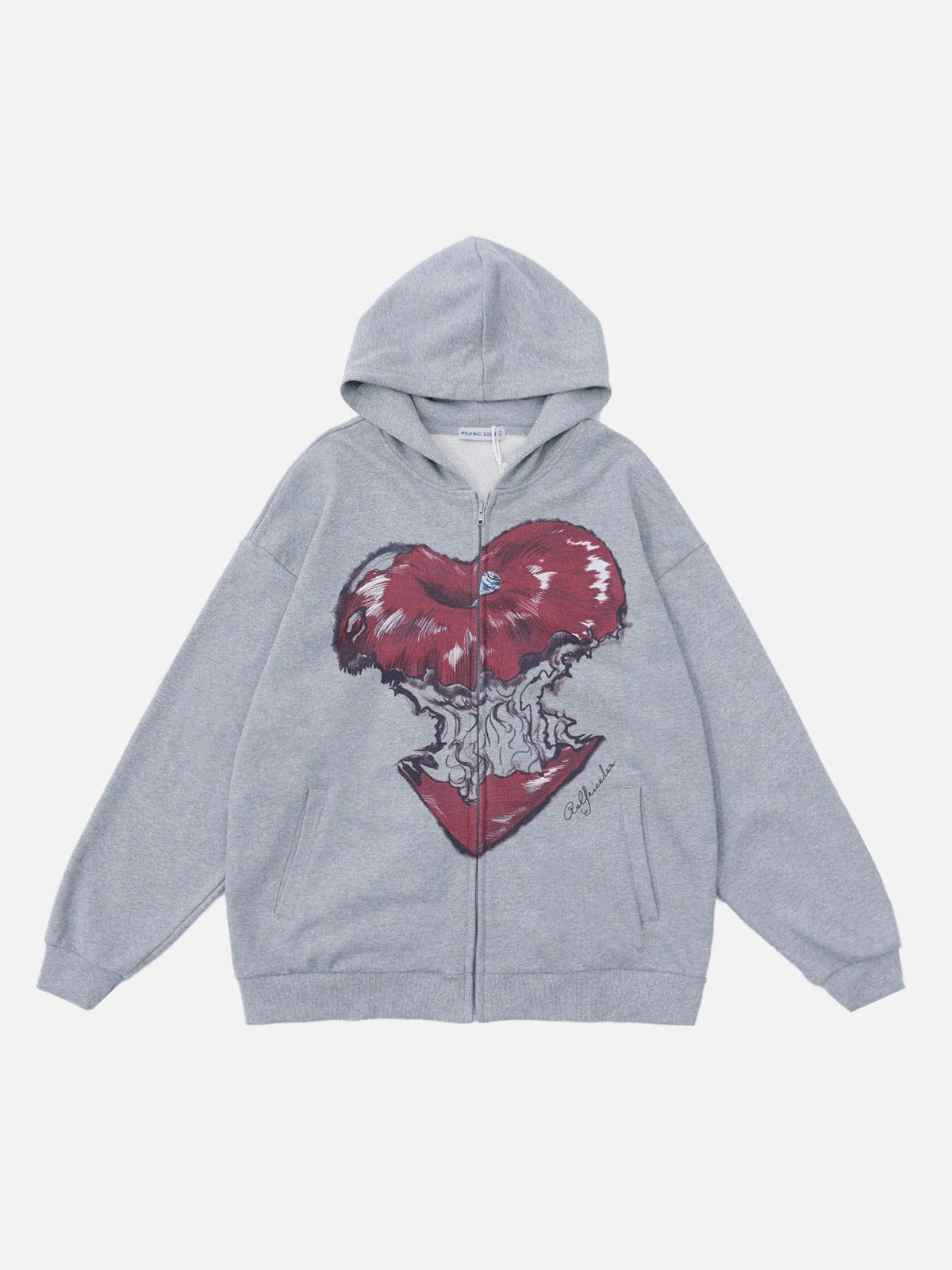 Aelfric Eden Flame Apple Print Hoodie<font color=