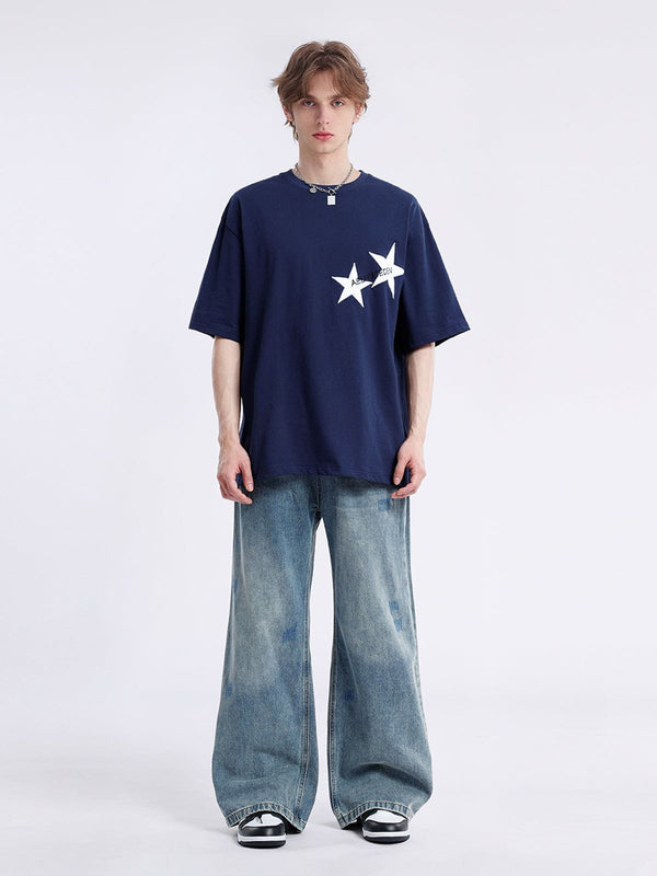 Aelfric Eden Embroidery Star Tee