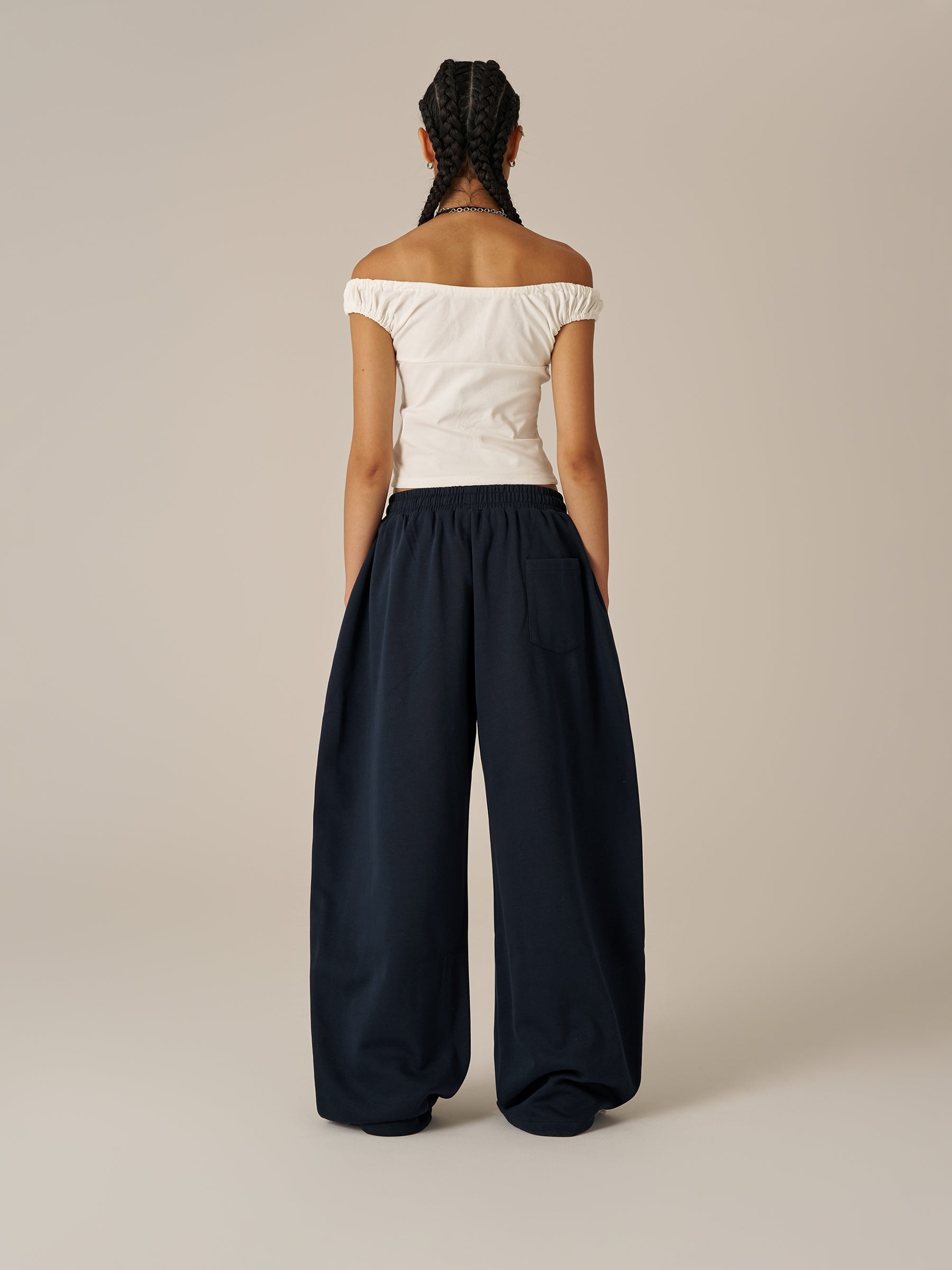 AELFRIC EDEN ストライプパンツ ブラック Aelfric Eden Stripe Baggy Barrel Sweatpants – Aelfric eden
