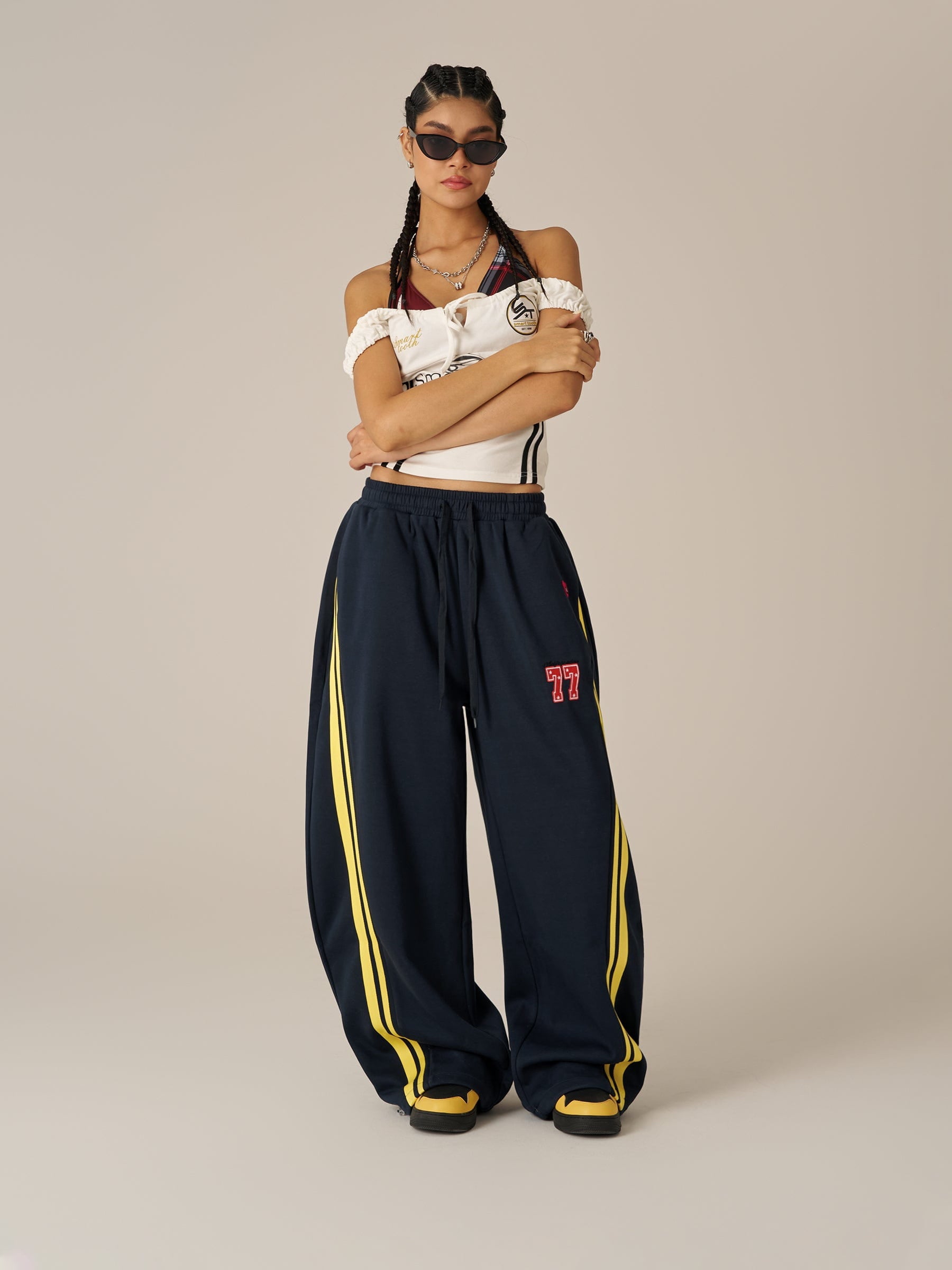 Aelfric Eden Stripe Baggy Barrel Sweatpants – Aelfric eden