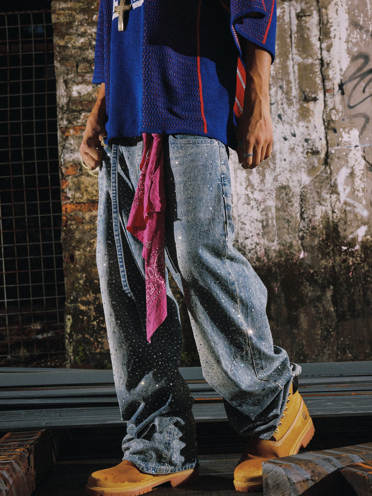 Aelfric Eden Rhinestone Application Jeans