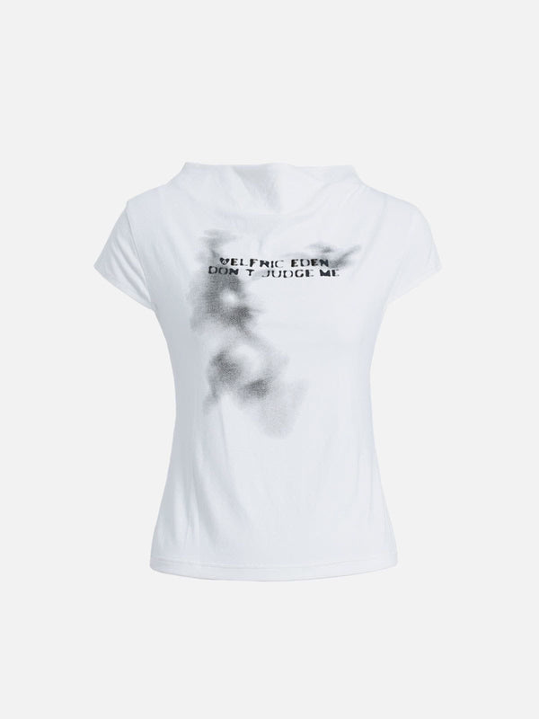 Aelfric Eden Blurring Design Print Tee<font color="#00249C"><br>S/S 24 The Dreamers</font>