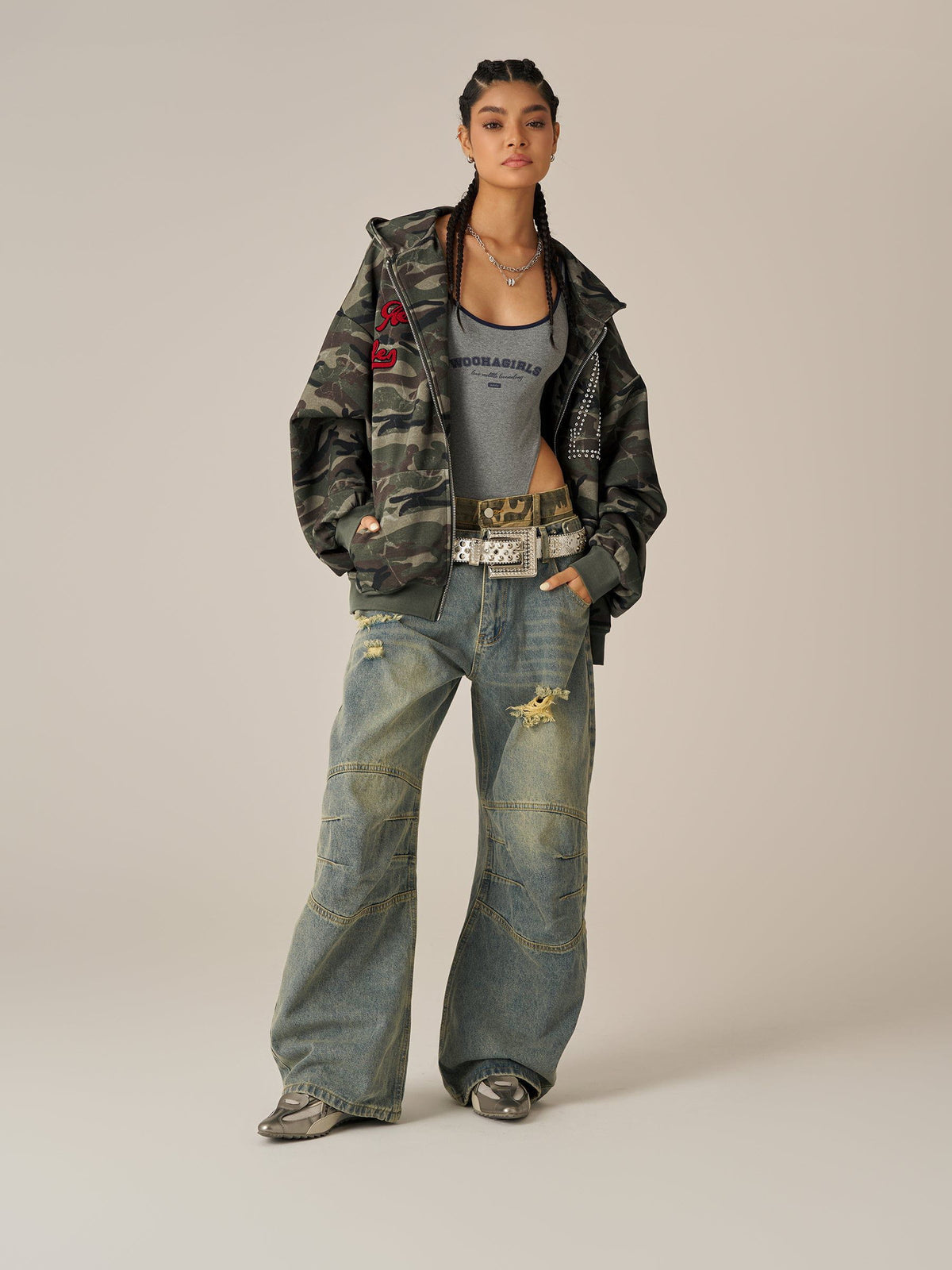 [Pre-Order] Aelfric Eden Camo Zip Up Hoodie