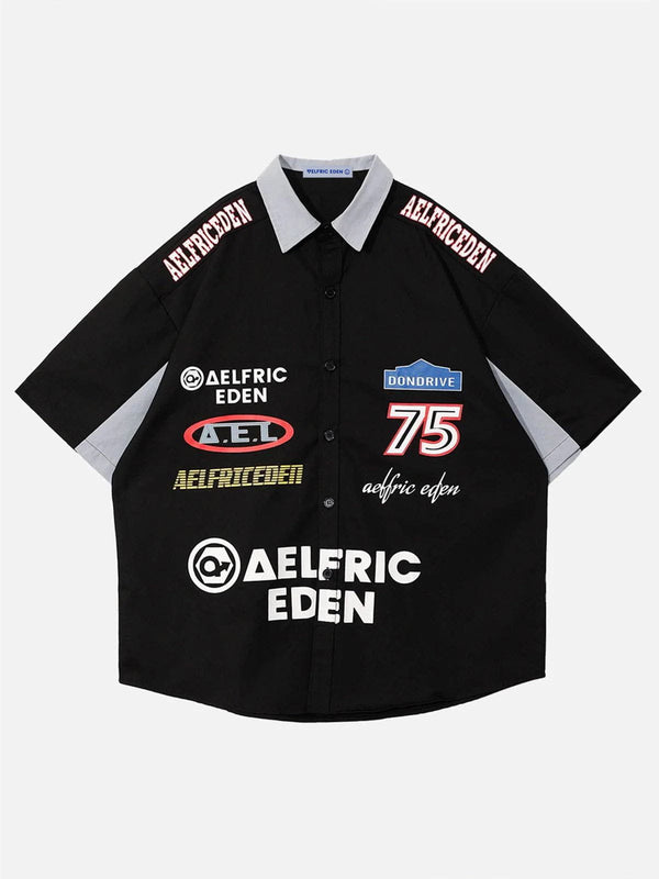 Aelfric Eden Lapel Racing Short Sleeve Shirt
