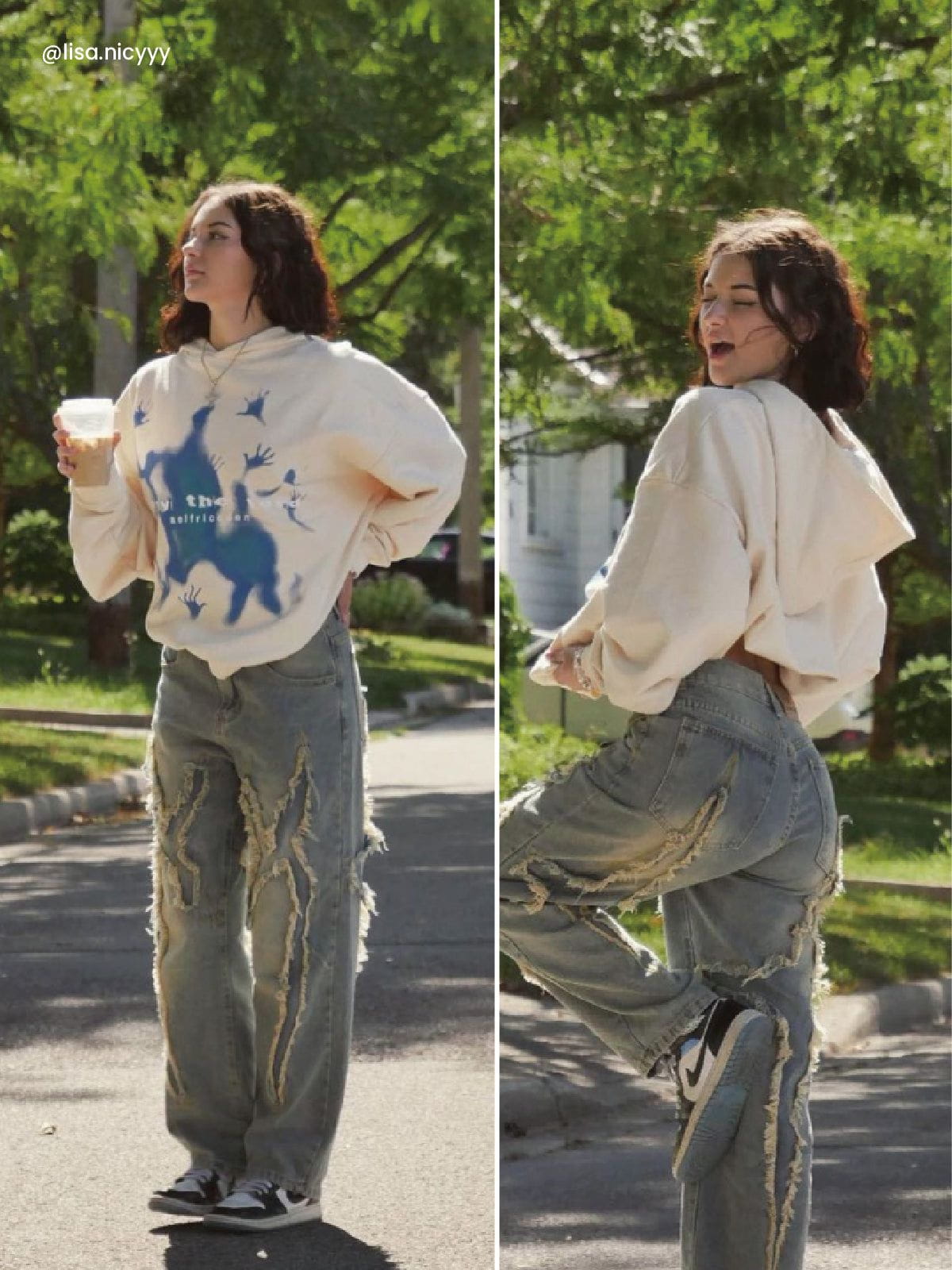 Aelfric Eden Washed Fringe Jeans