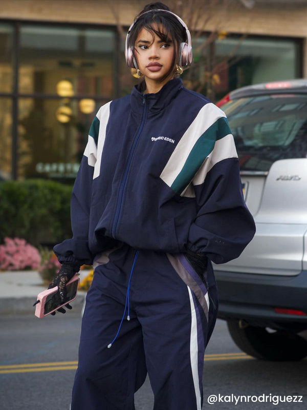 Aelfric Eden Embroidery Stripe Patchwork Jacket