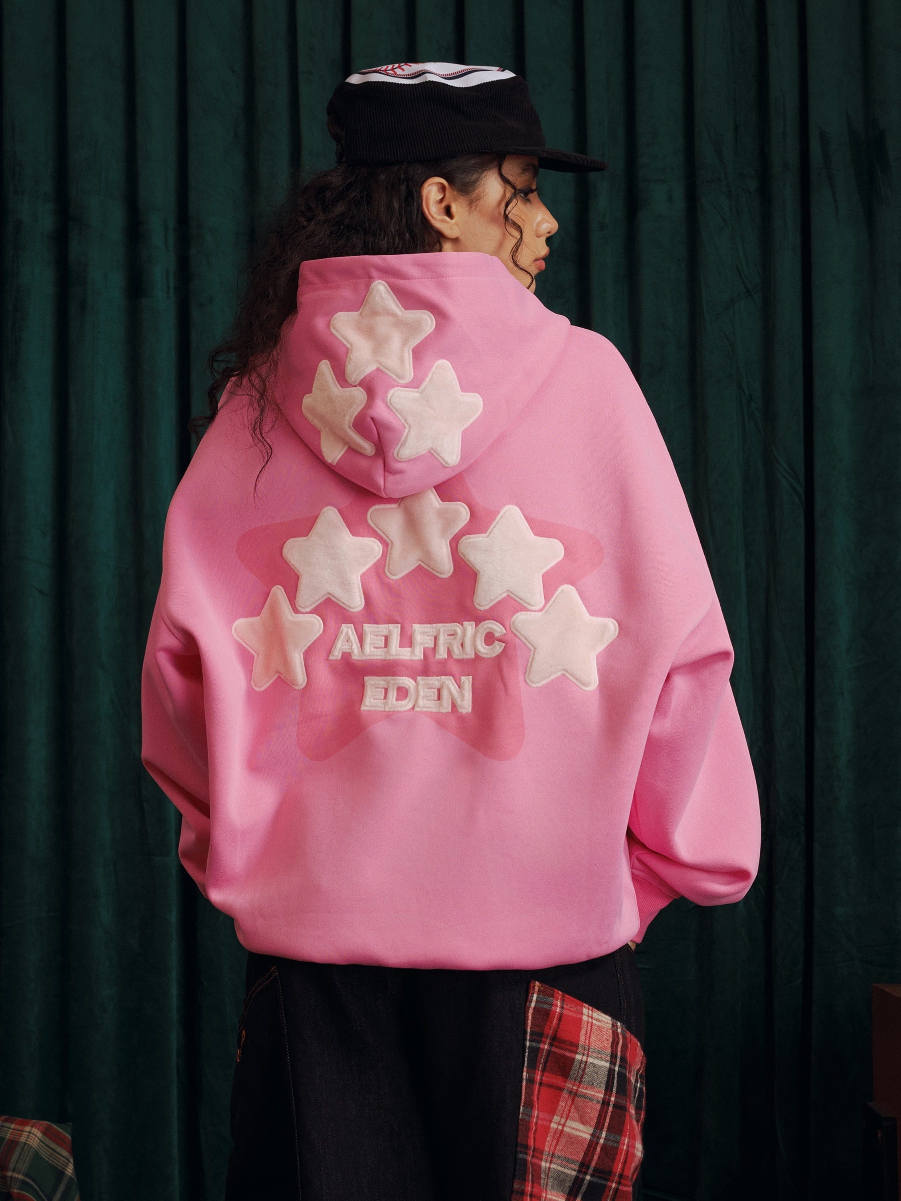 Aelfric Eden Oversized Colorful Eden Star Pullover Hoodie