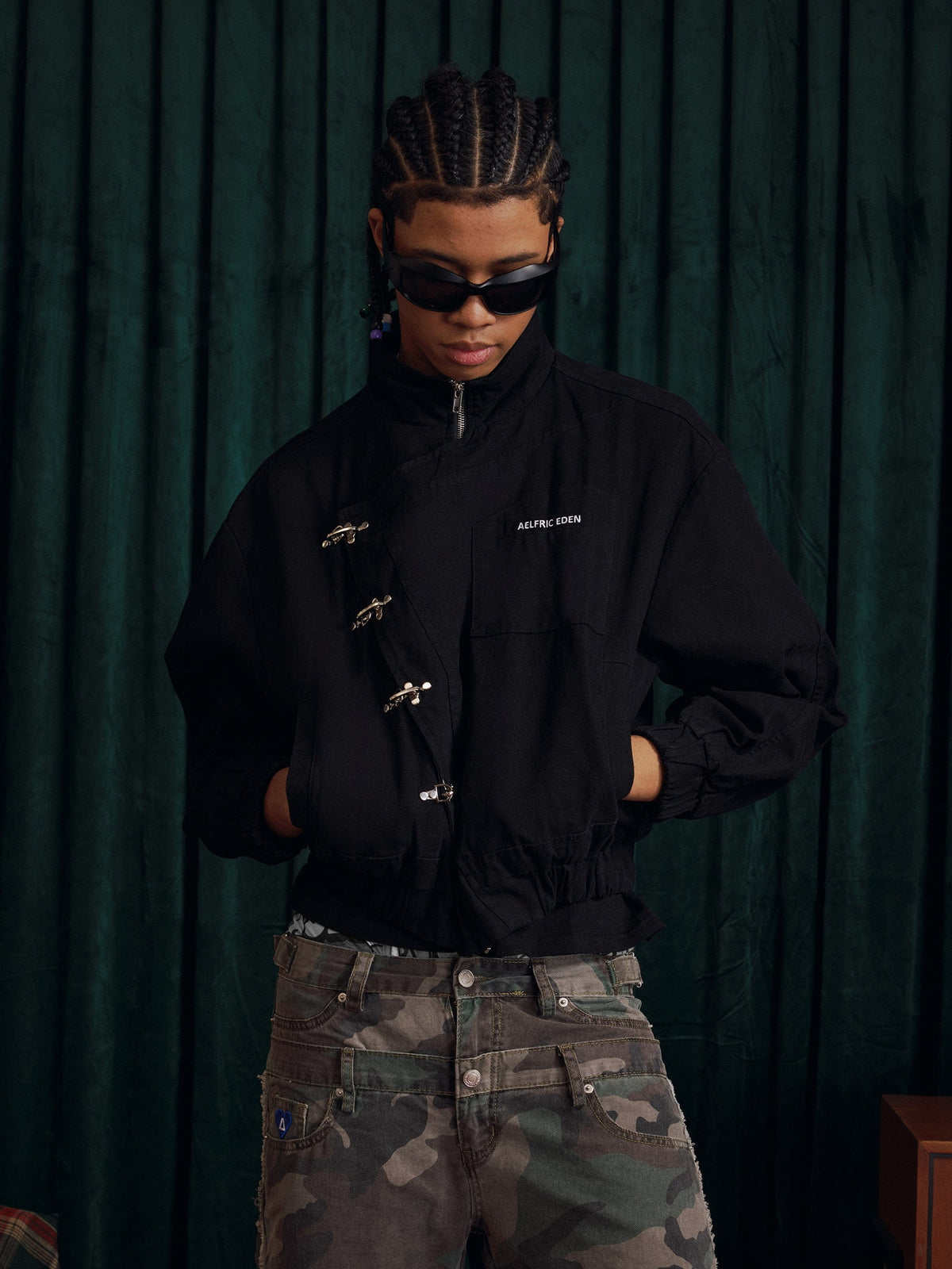 Aelfric Eden Metal Button Boxy Jacket