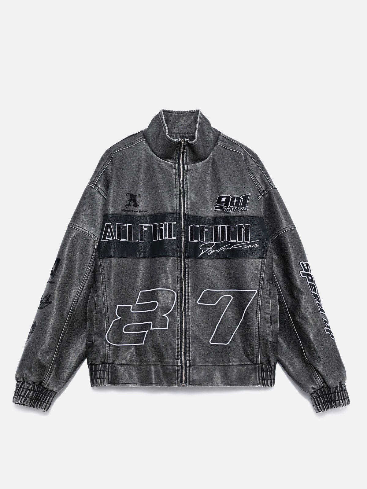 Aelfric Eden Embroidery Washed Racing Jacket