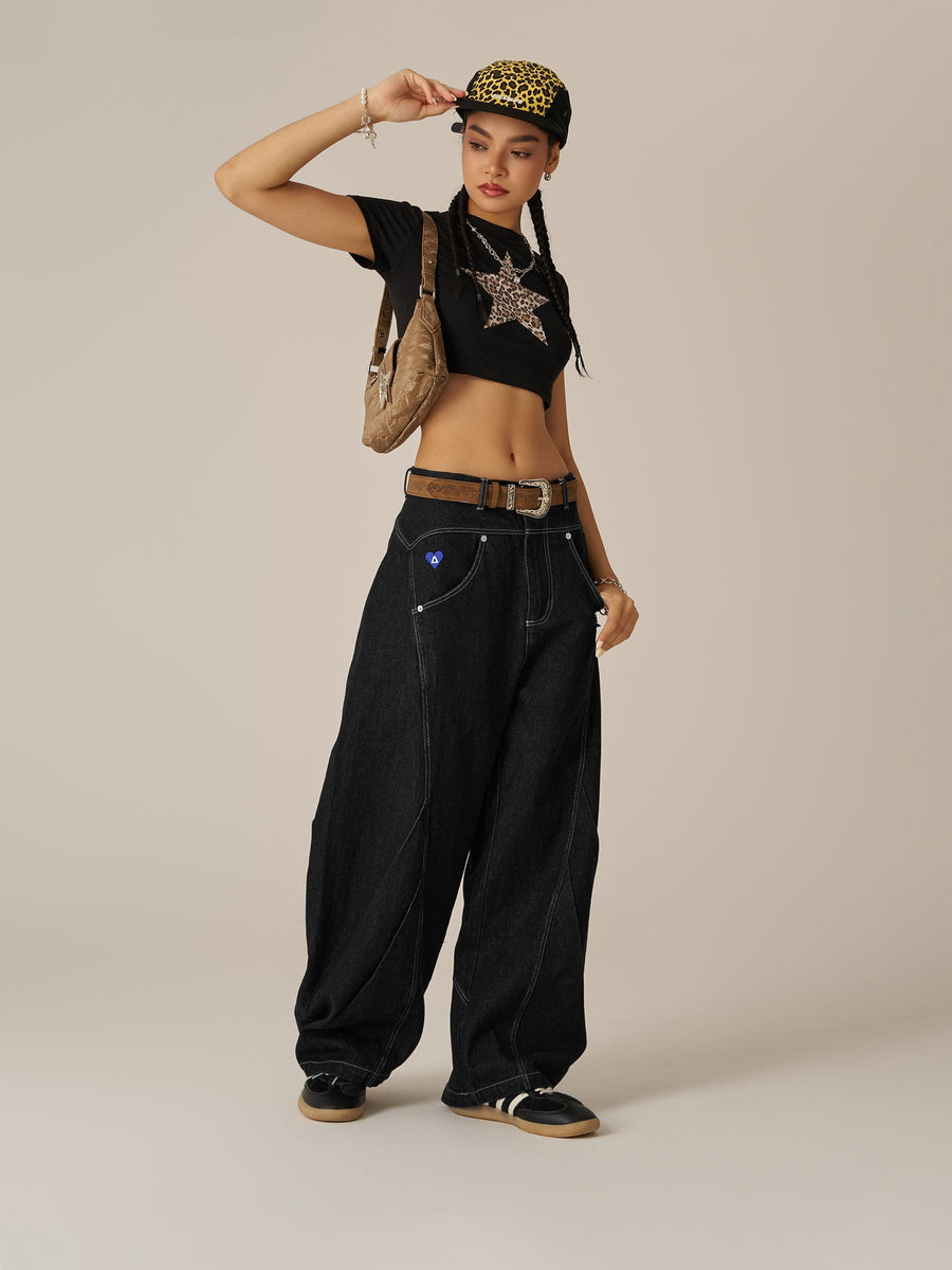 Aelfric Eden Wrinkle Super Baggy Barrel Jeans