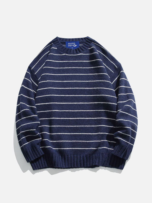 Aelfric Eden Solid Stripes Sweater