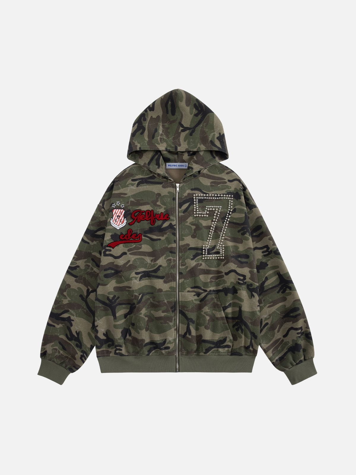 [Pre-Order] Aelfric Eden Camo Zip Up Hoodie