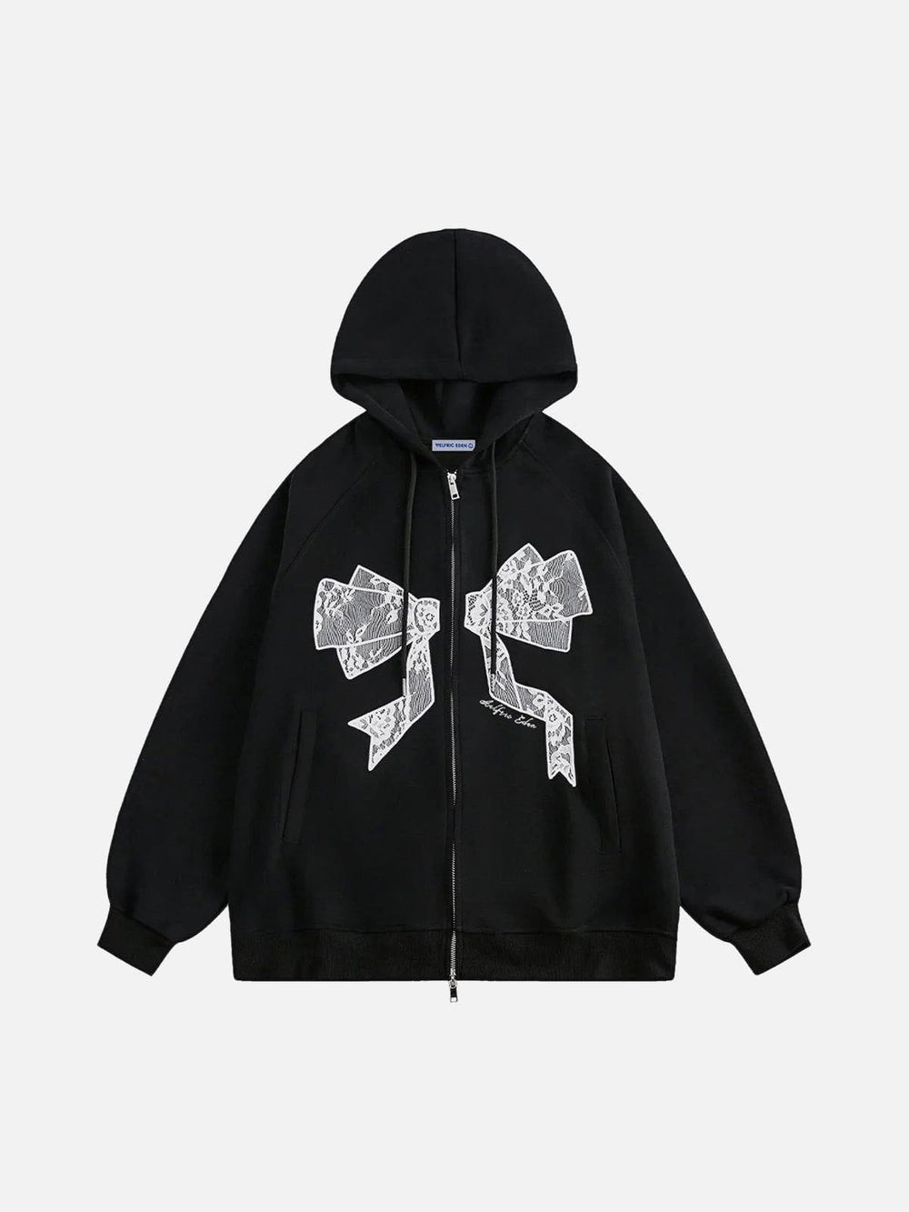 Aelfric Eden Embroidery Lace Bow Hoodie – Aelfric eden