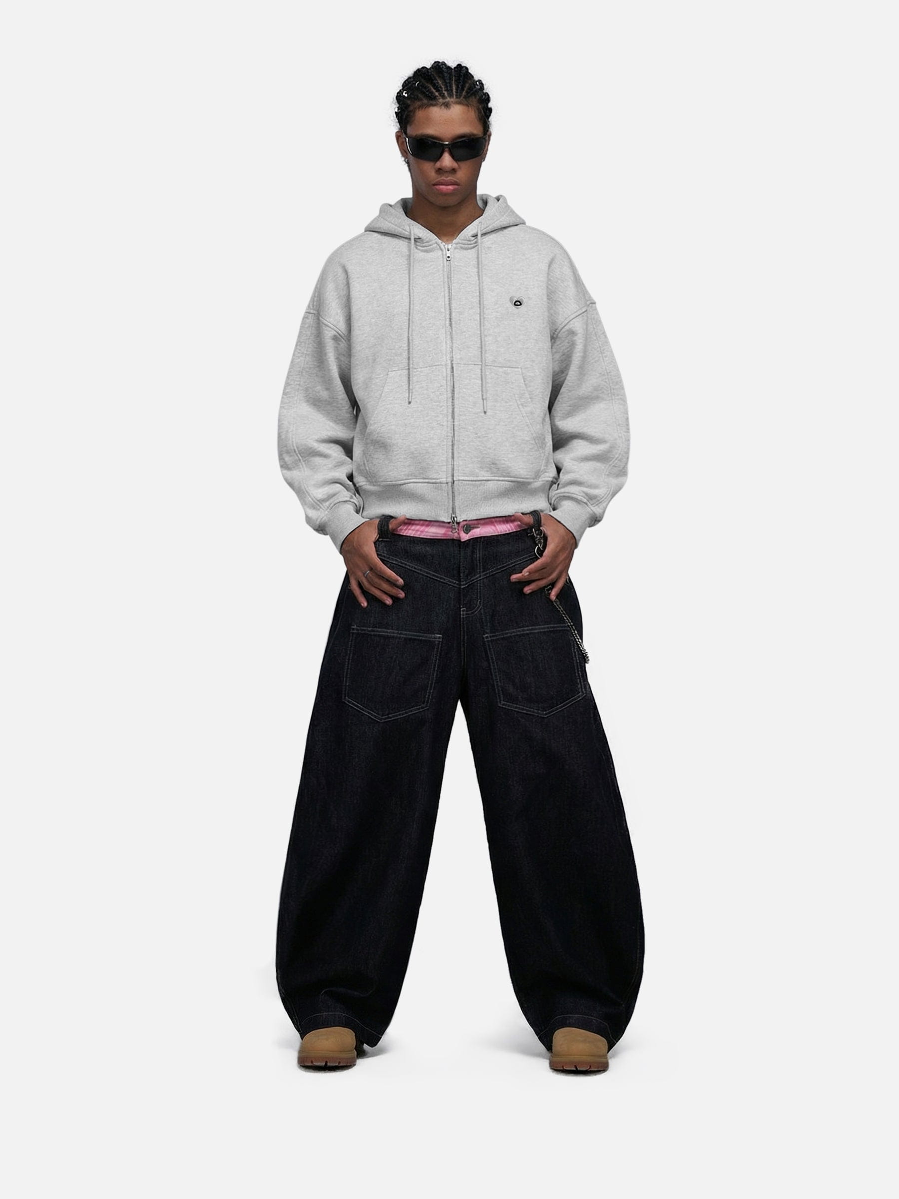EDEN  Aelfric Eden Boxy Double Zip Up Hoodie – Aelfric eden