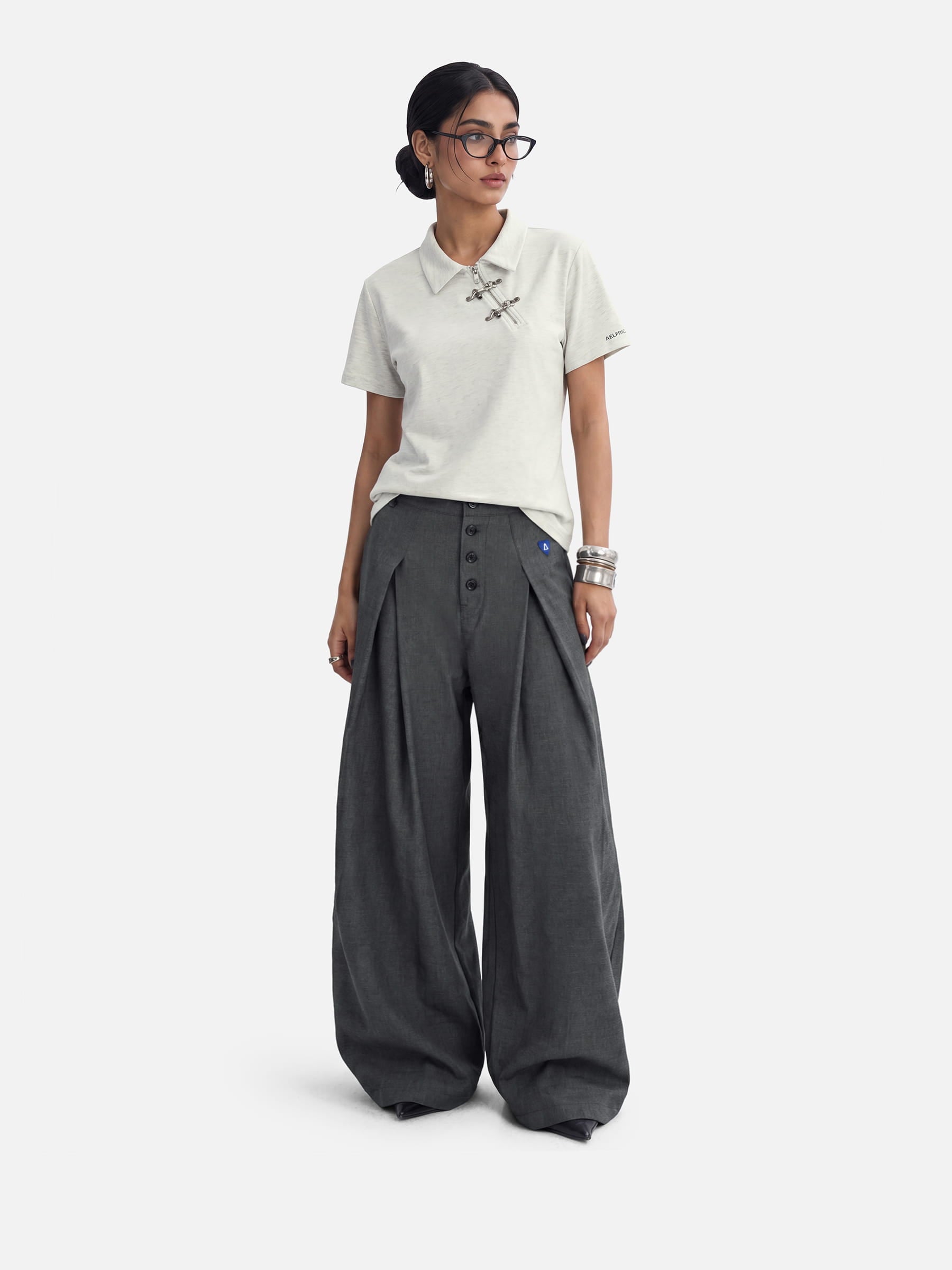 Aelfric Eden Pleated Baggy Barrel Pants – Aelfric eden