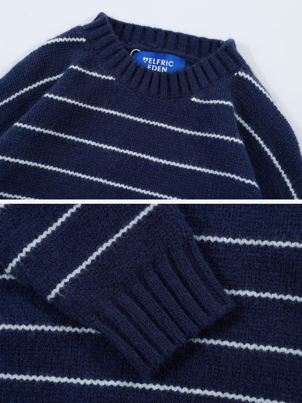 Aelfric Eden Color Blocking Stripe Sweater - GLOE