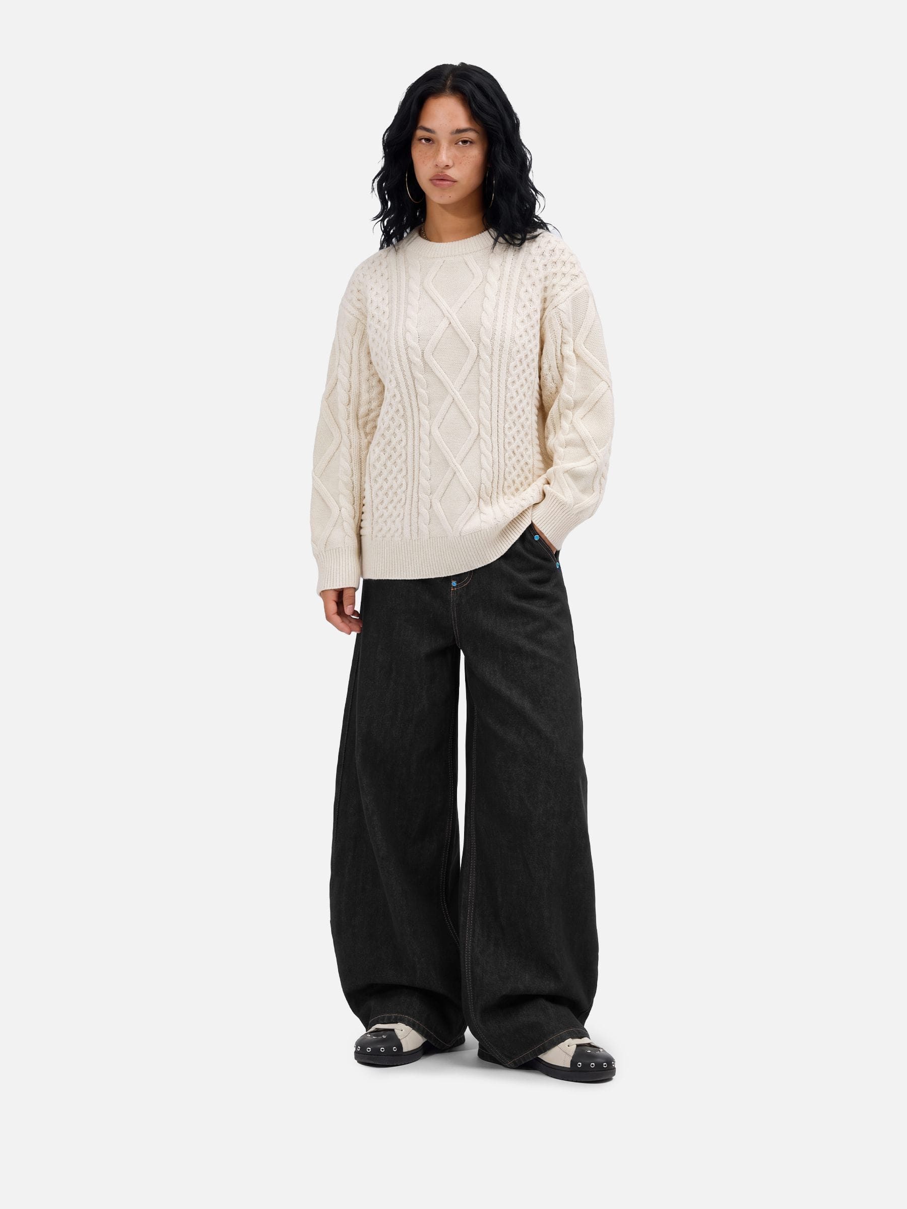 Aelfric Eden Retro 90s Cable Knit Sweater – Aelfric eden