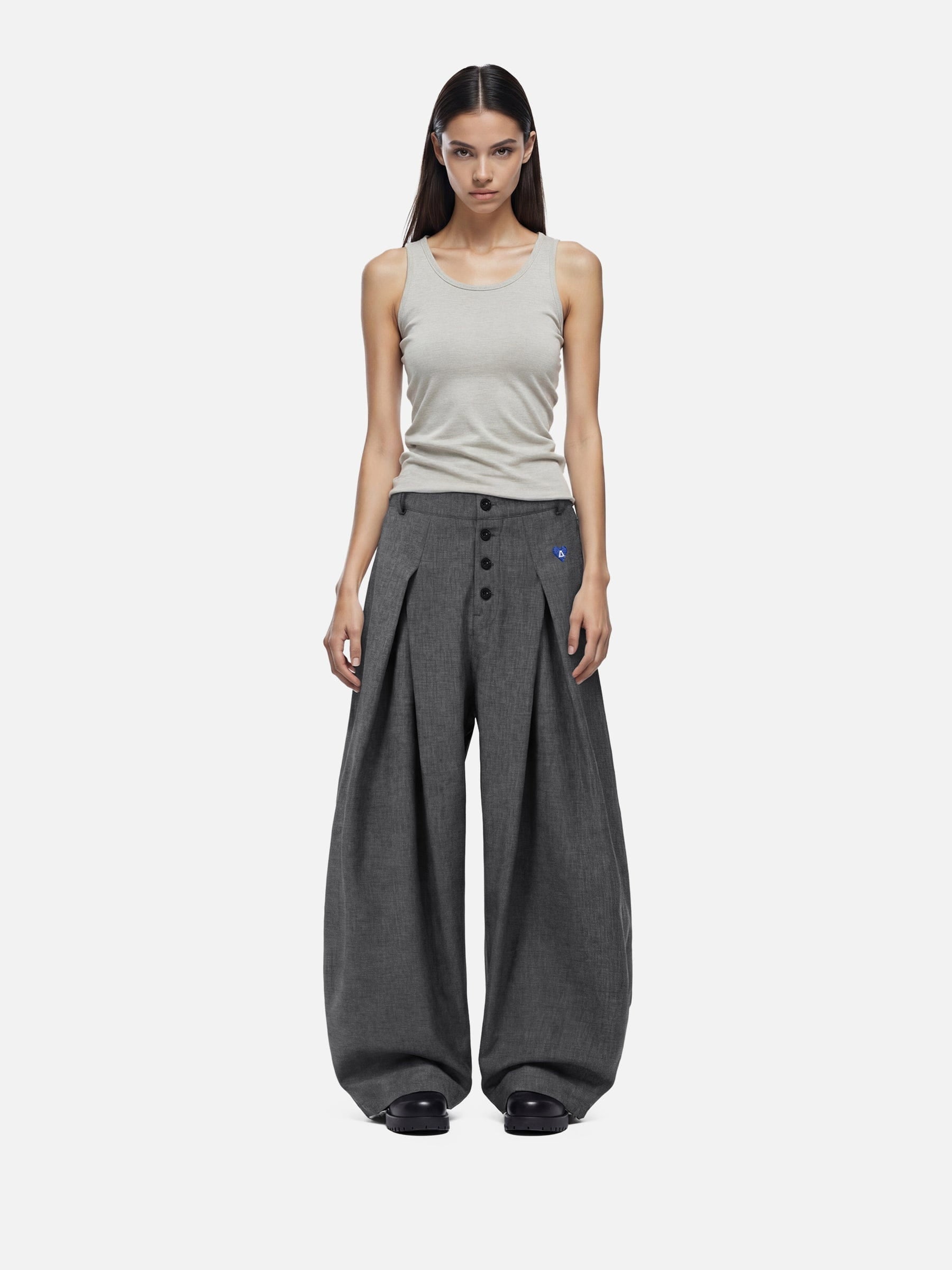 Aelfric Eden Pleated Baggy Barrel Pants – Aelfric eden