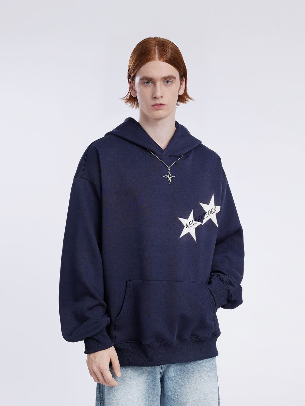 Aelfric Eden Star Print Color Contrast Hoodie [Recommended by @sundaykalo]