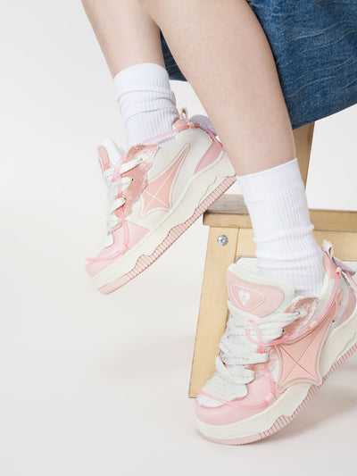 StarryClimb Color Blocking Patchwork Skate Shoes