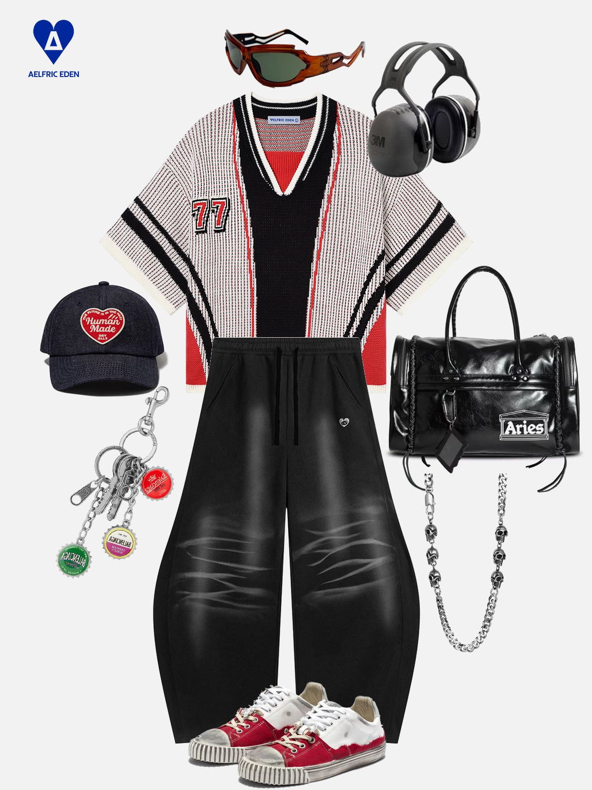 Aelfric Eden Washed Super Baggy Barrel Sweatpants