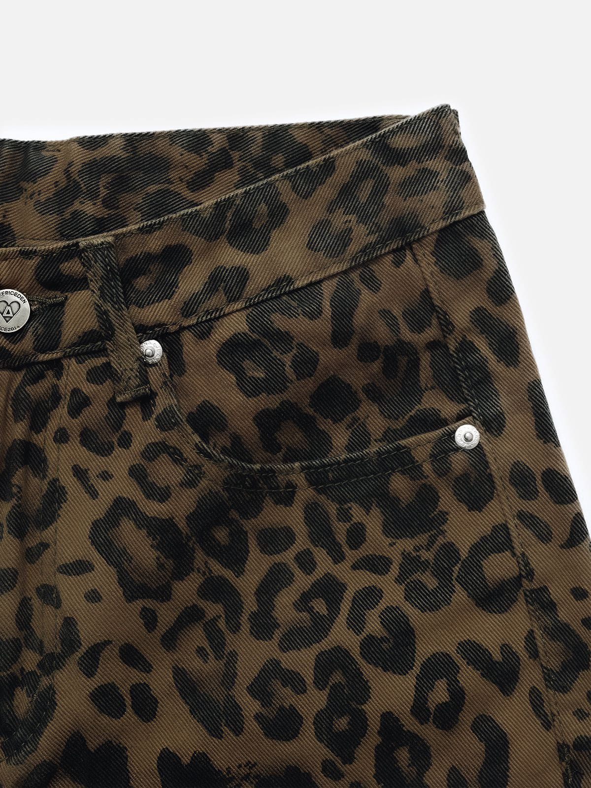 Aelfric Eden Leopard Print Jeans<font color=