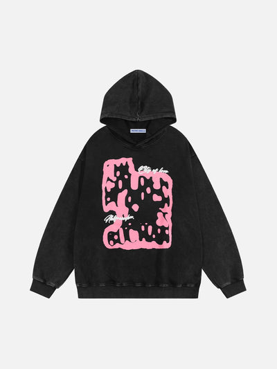 Aelfric Eden Oversized Abstraction Graphic Hoodie