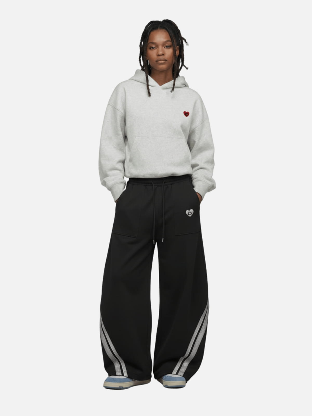 AELFRIC EDEN ストライプパンツ ブラック Collab-Pants – Aelfric eden