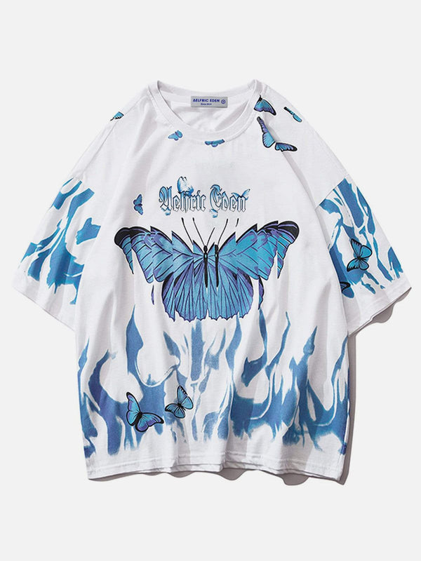 Aelfric Eden Blue Flame Butterfly Tee