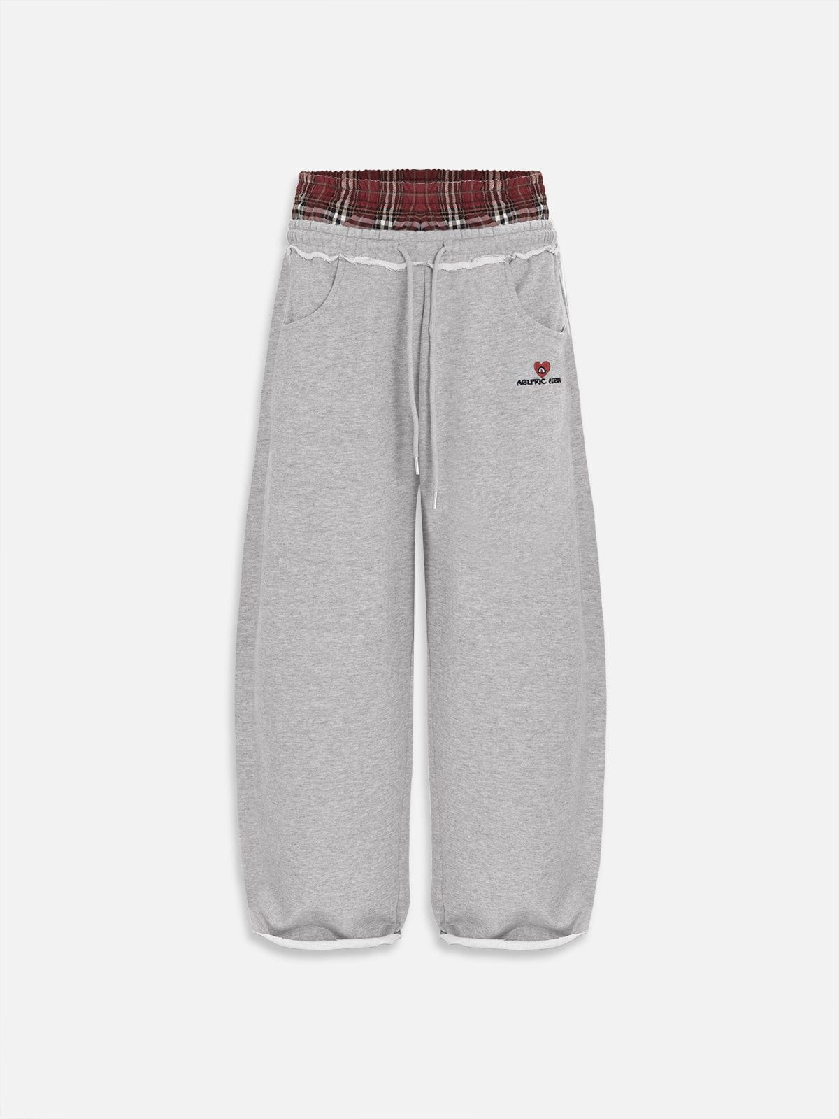 Aelfric Eden Plaid Patchwork Sweatpants