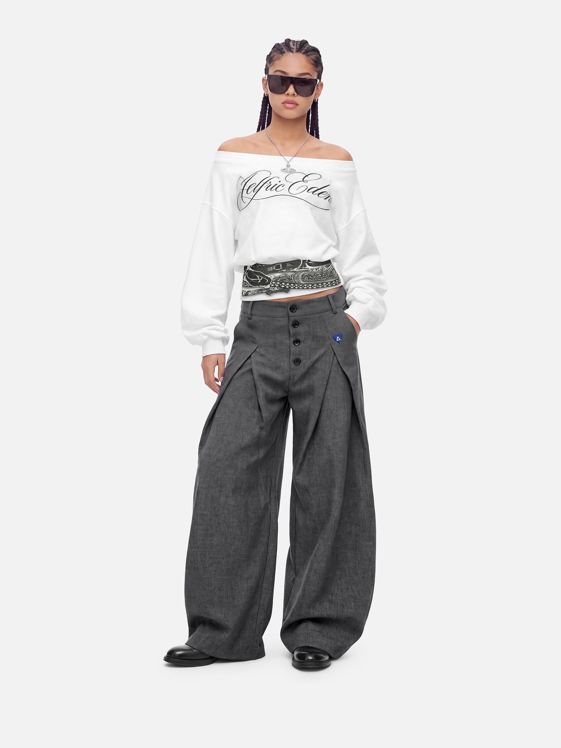 Aelfric Eden Off-The-Shoulder Long Sleeve Tee model 2