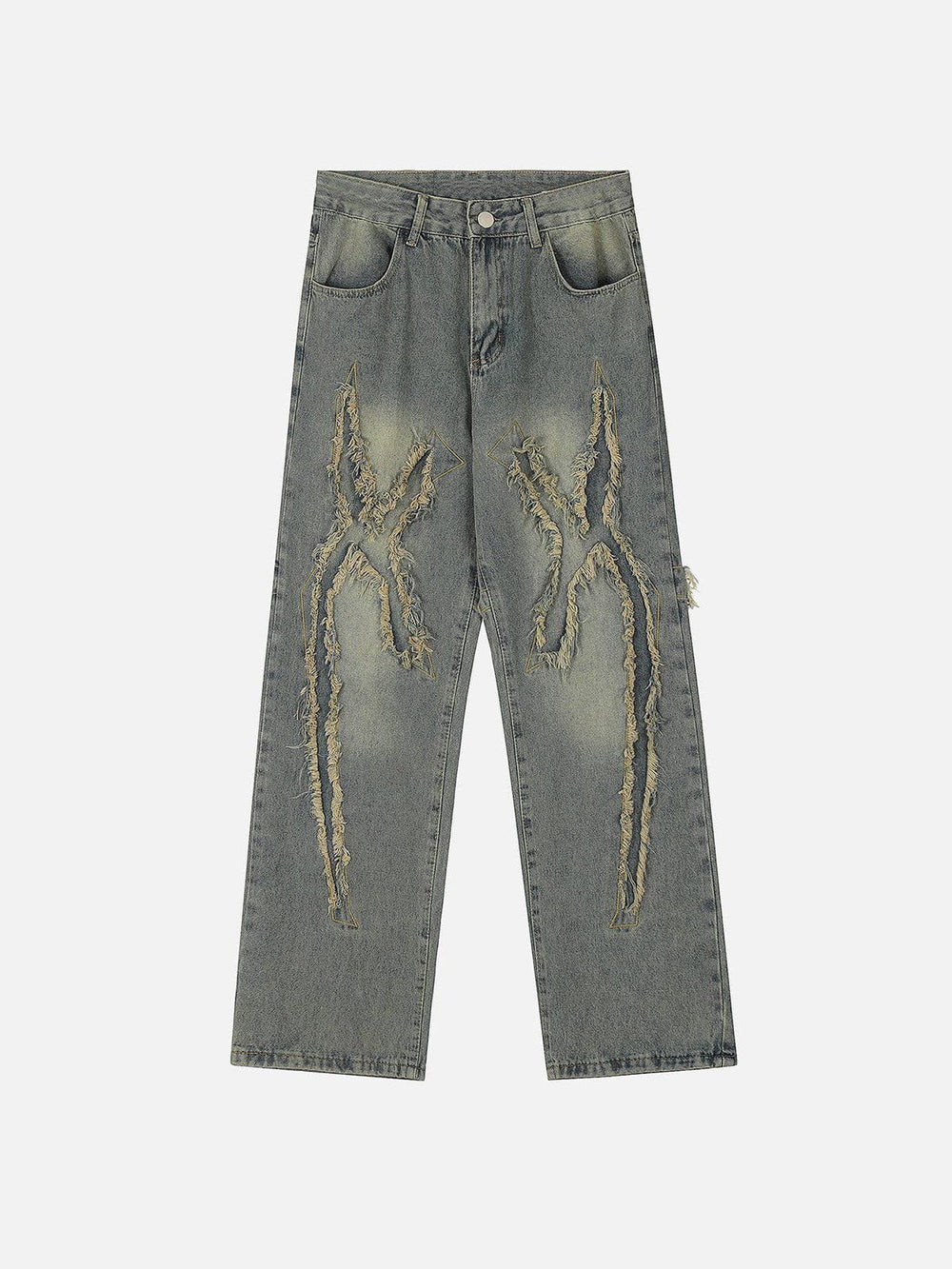 Aelfric Eden Washed Fringe Jeans – Aelfric eden