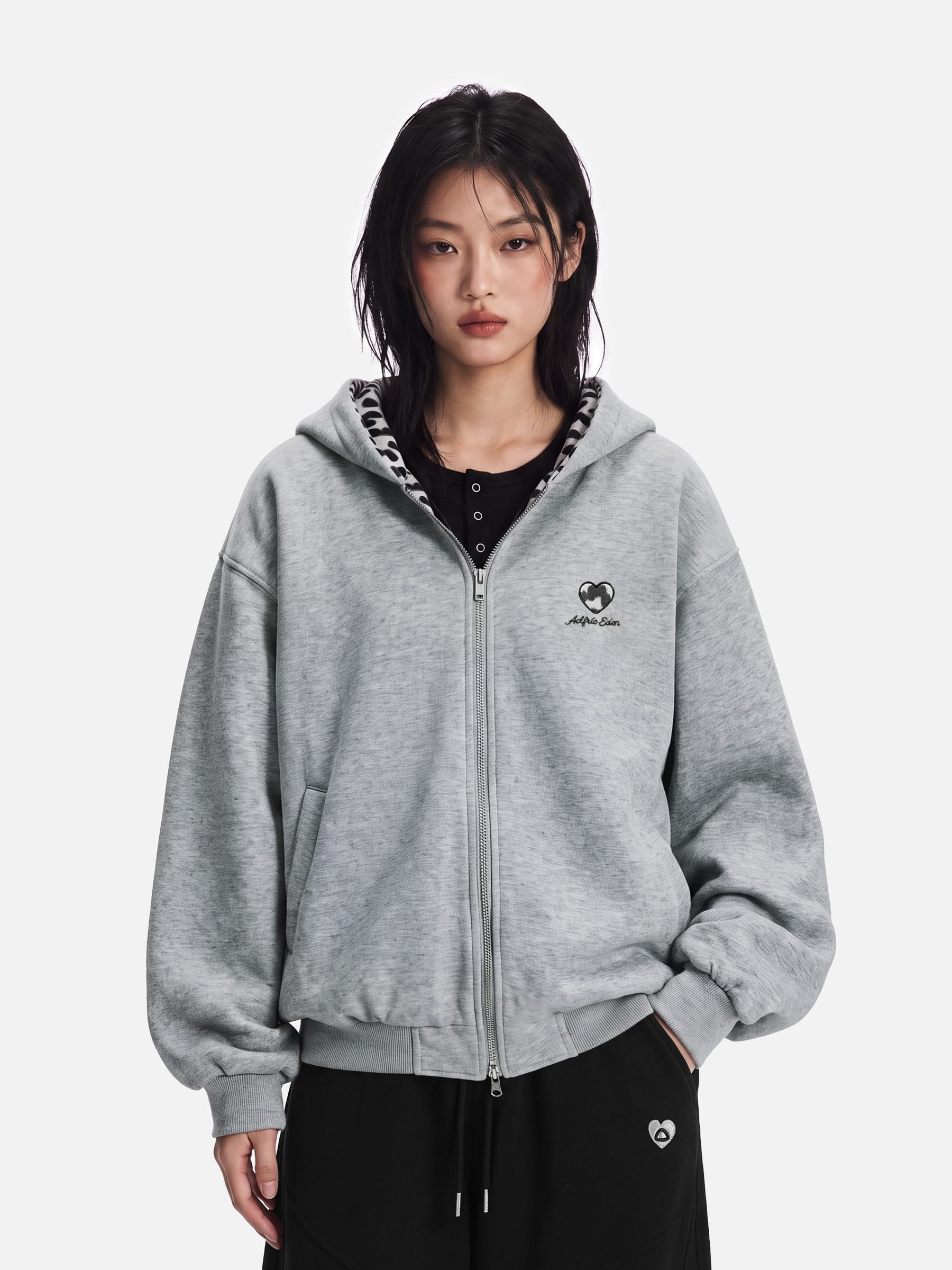 Aelfric Eden Reversible Leopard Zip Up Hoodie – Aelfric eden