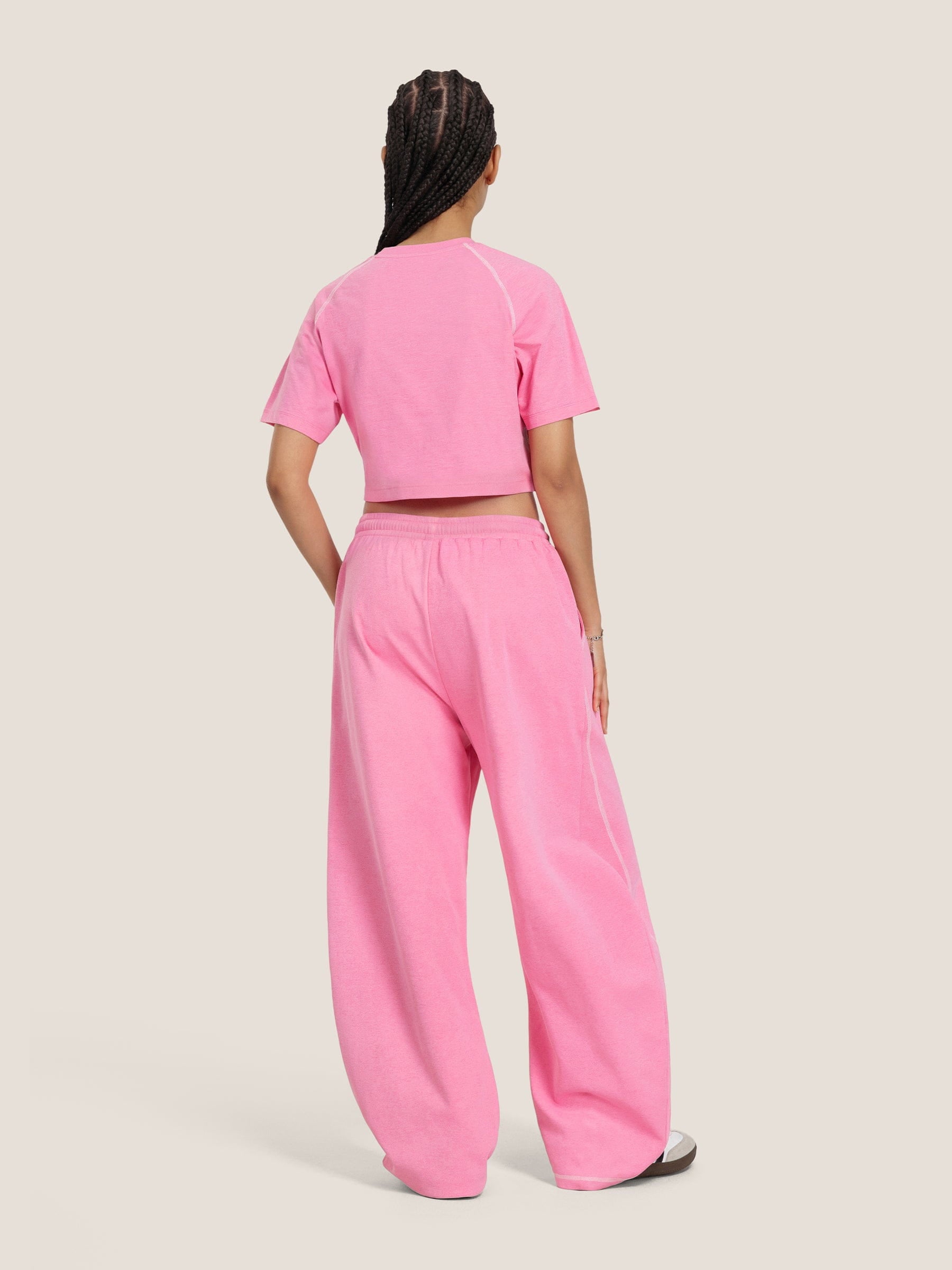 Cloud Cropped Sweat Set