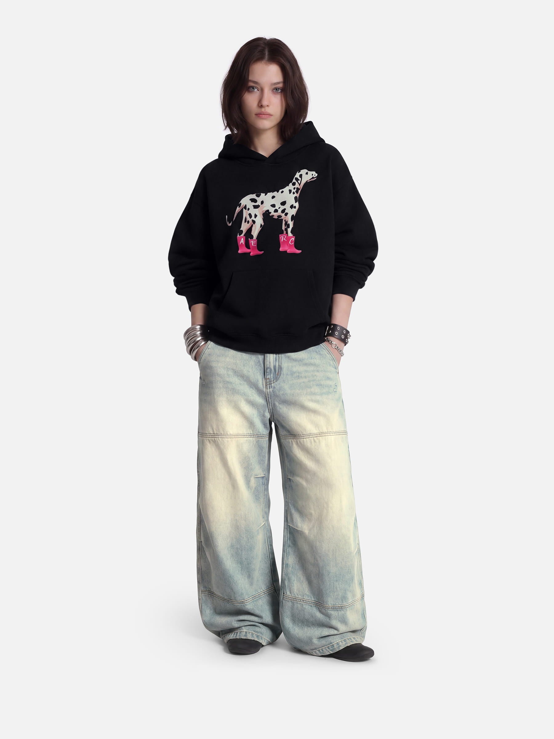 Aelfric Eden Dalmatian Pattern Pullover Hoodie – Aelfric eden