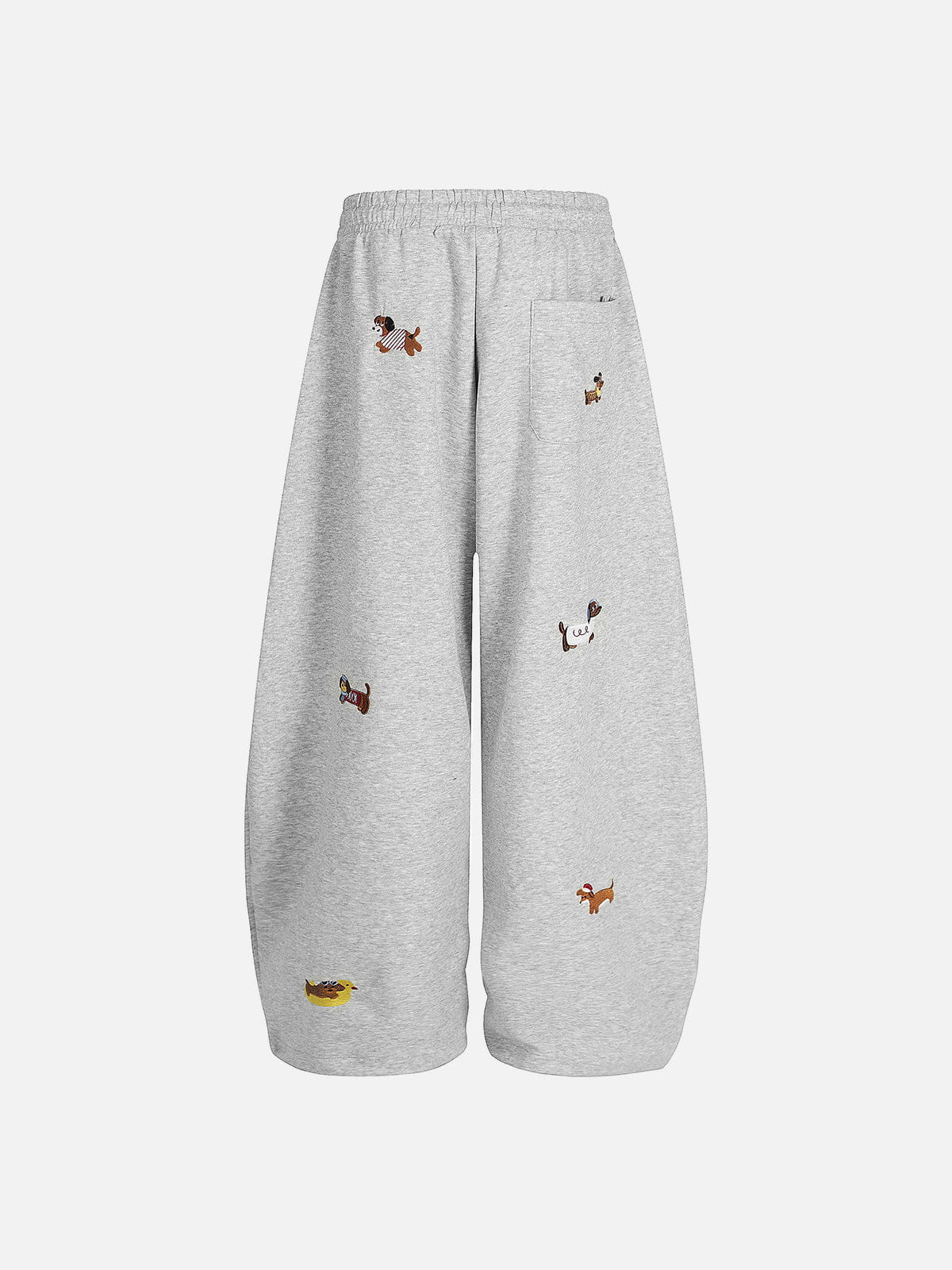 Aelfric Eden Embroidery Puppy Baggy Barrel Sweatpants