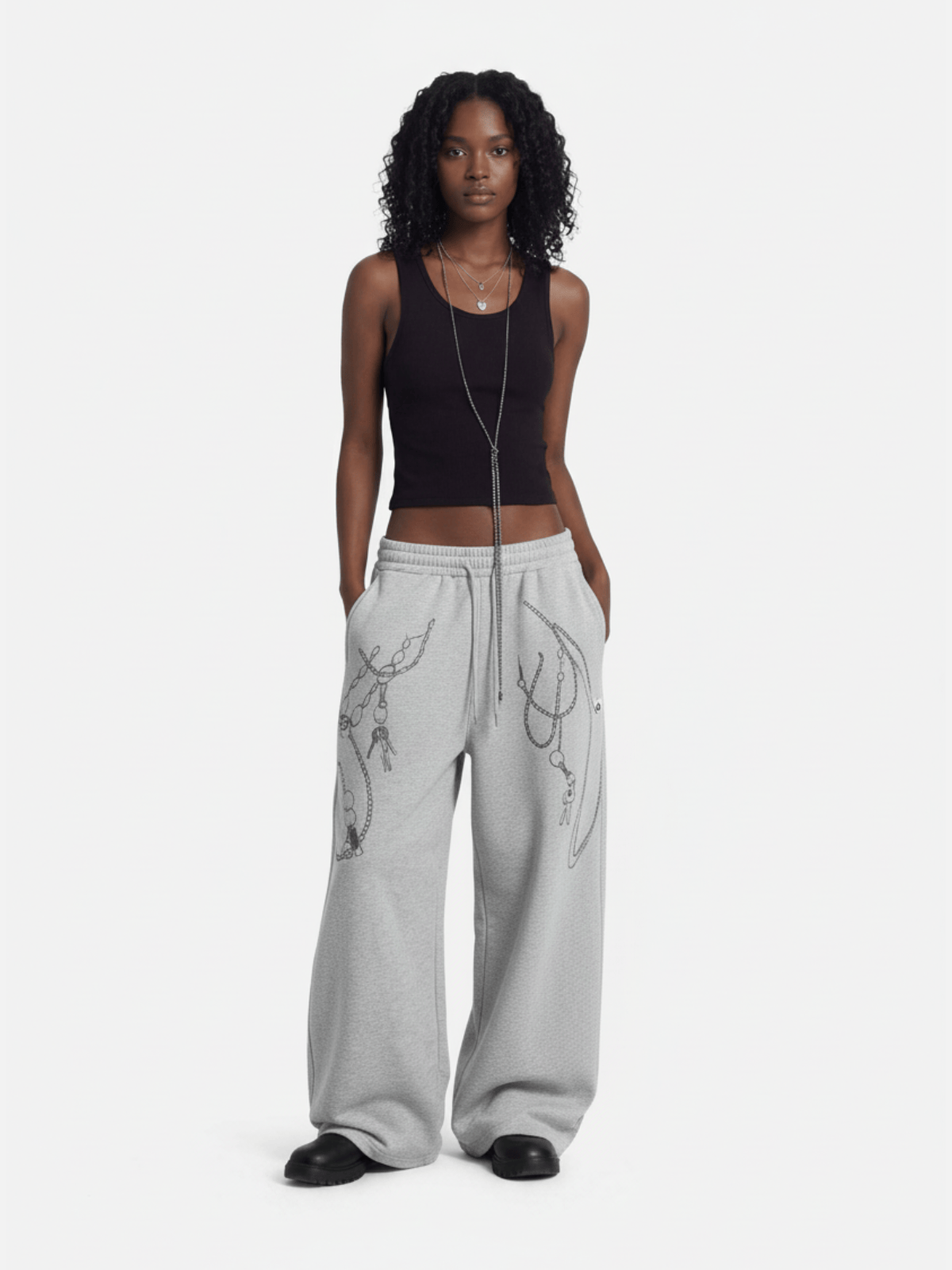 Aelfric Eden Chain Graphic Baggy Sweatpants