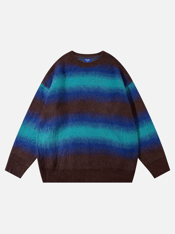 Aelfric Eden Color Blocking Stripes Sweater