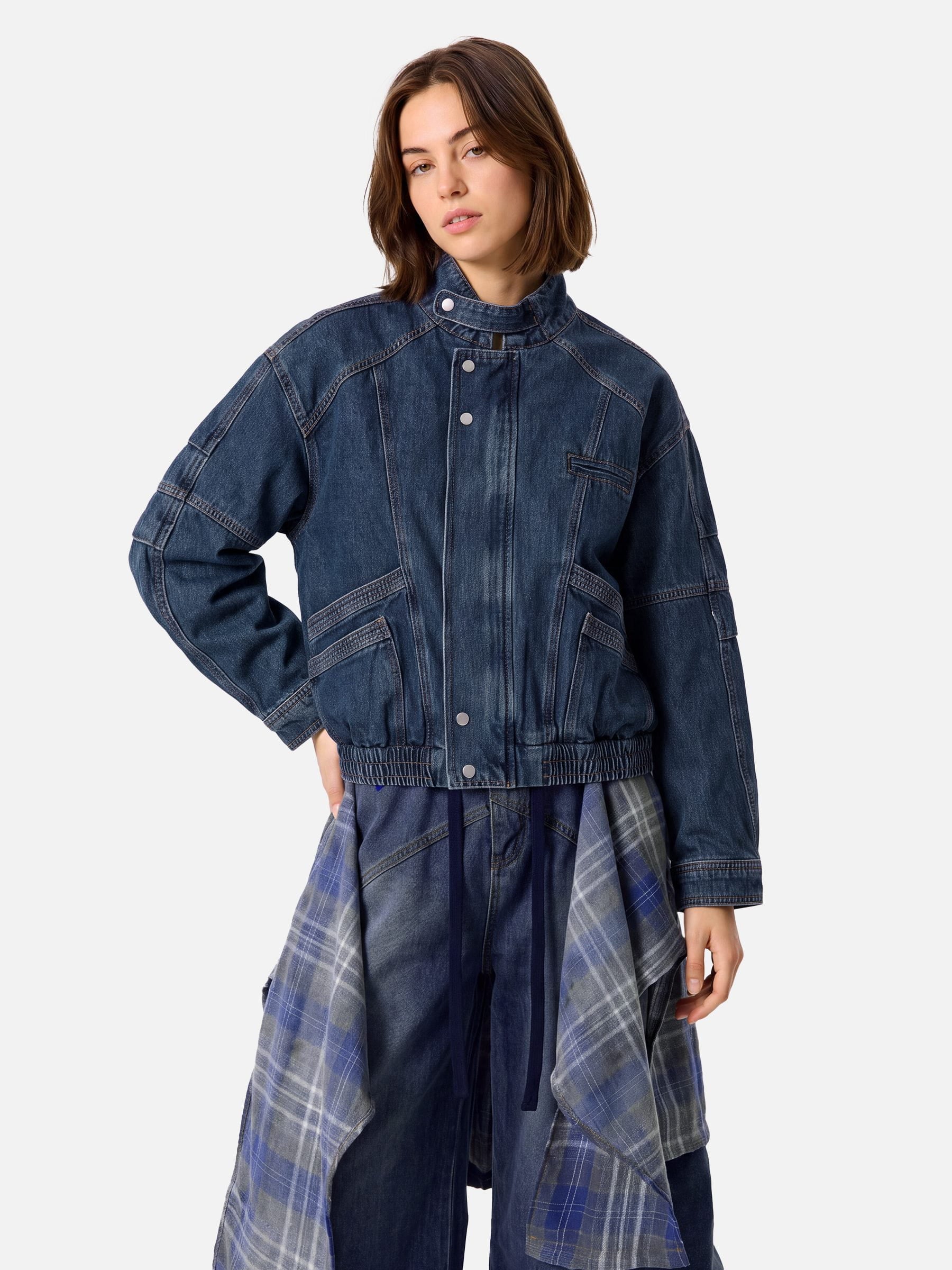 Aelfric Eden Boxy Washed Denim Jacket – Aelfric eden