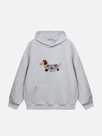 Aelfric Eden Cartoon Dachshund Hoodie