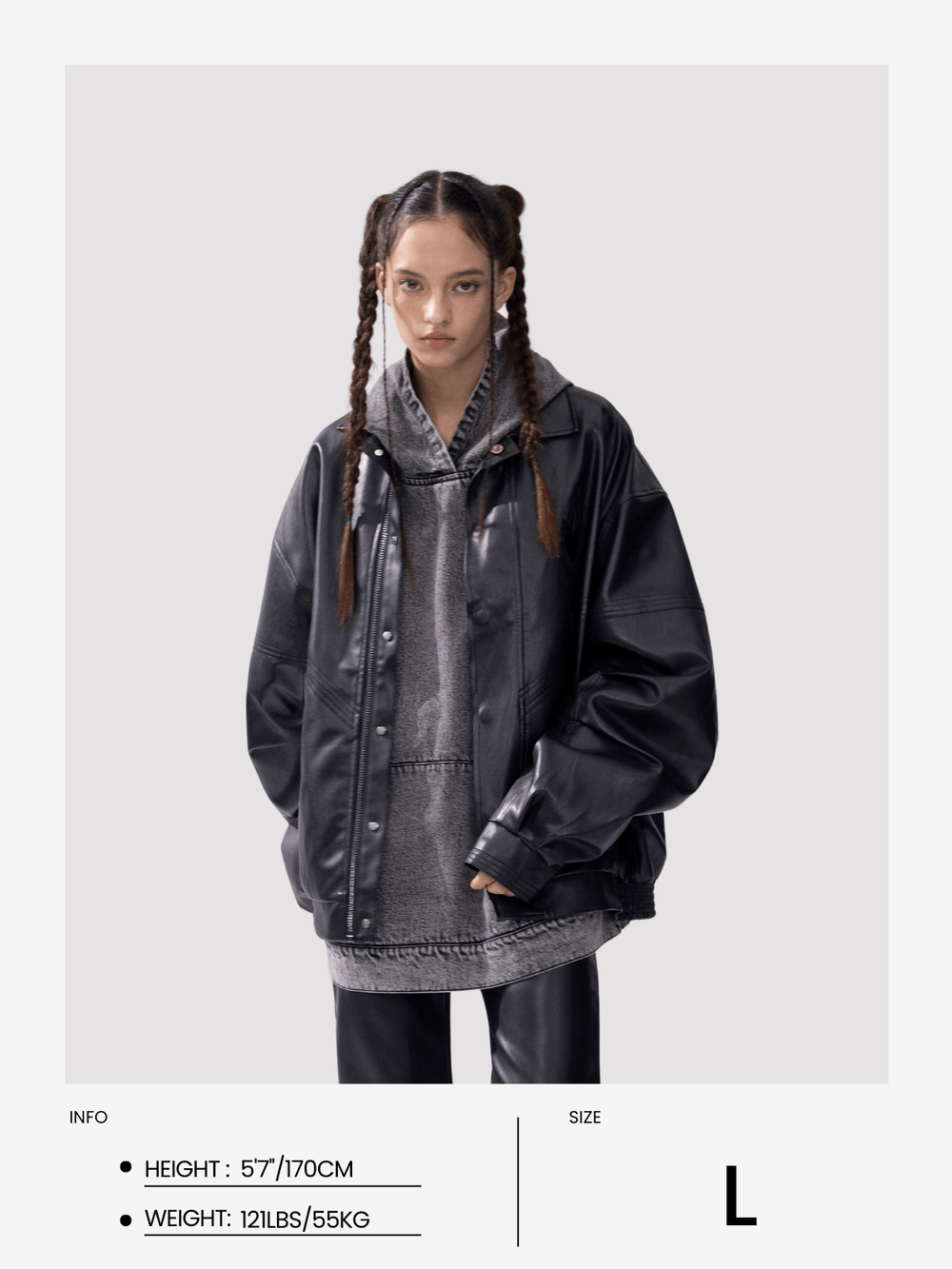 Aelfric Eden Detachable Zip Up Leather Jacket – Aelfric eden Aelfric Eden Detachable Zip Up Leather Jacket – Aelfric eden