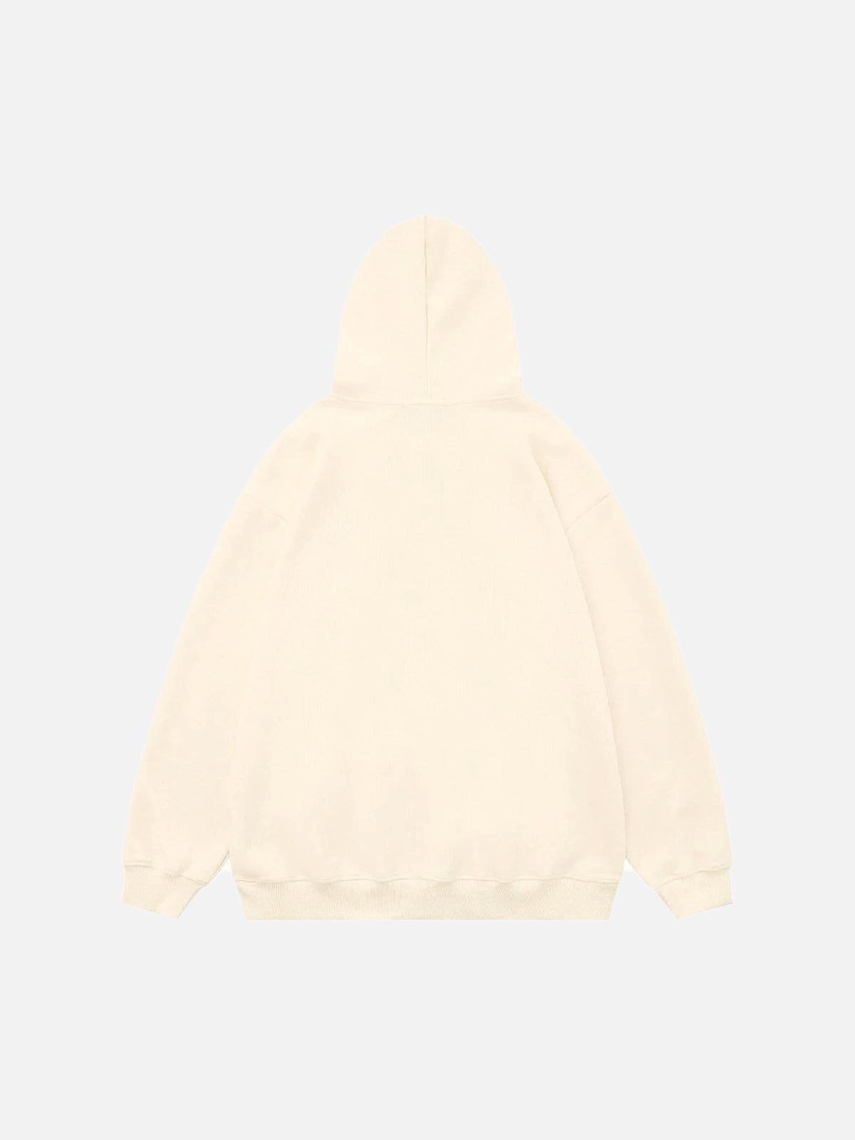 Aelfric Eden Denim Star Applique Embroidery Hoodie