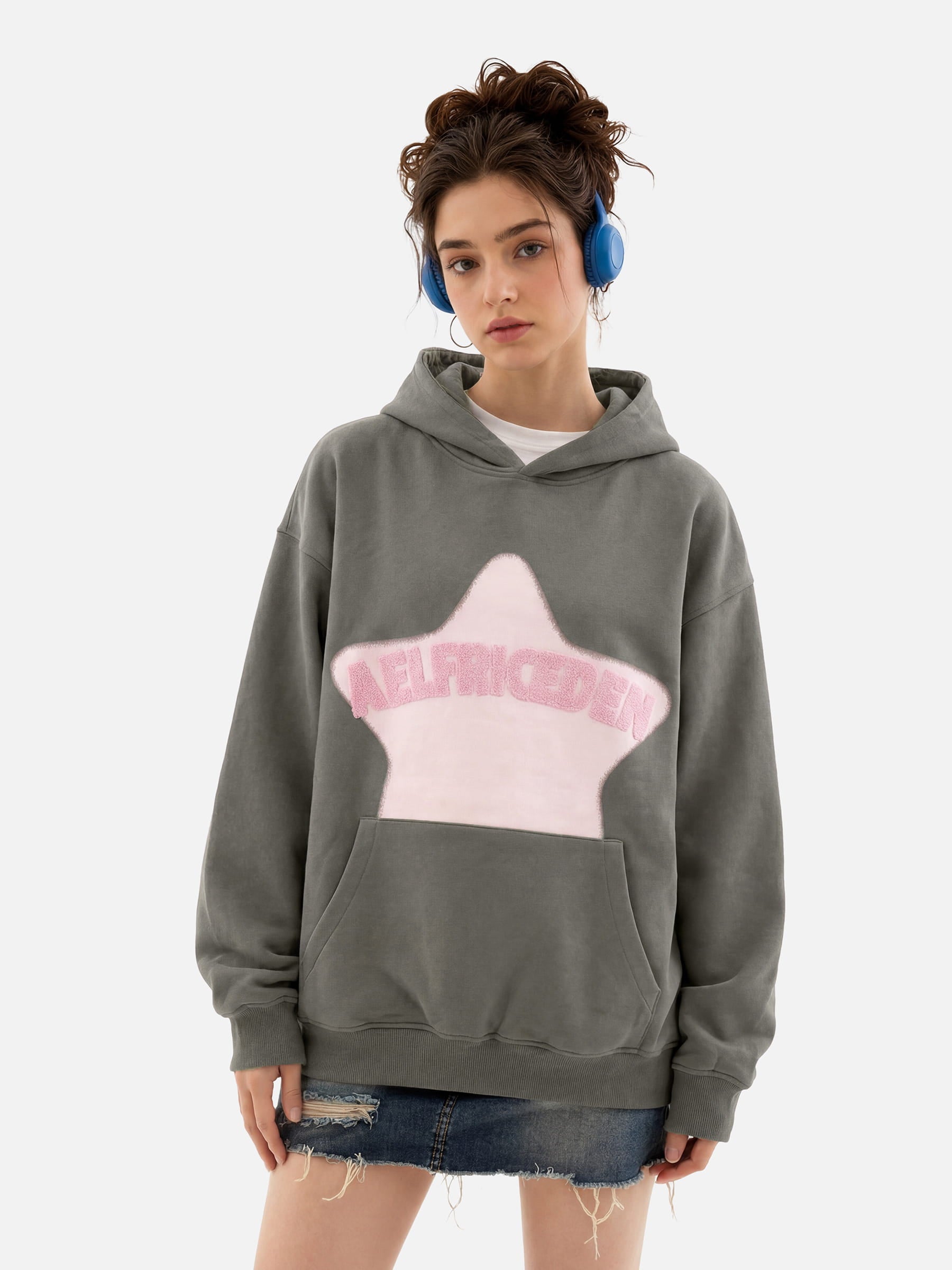Aelfric Eden Vintage Embroidery Star Hoodie – Aelfric eden