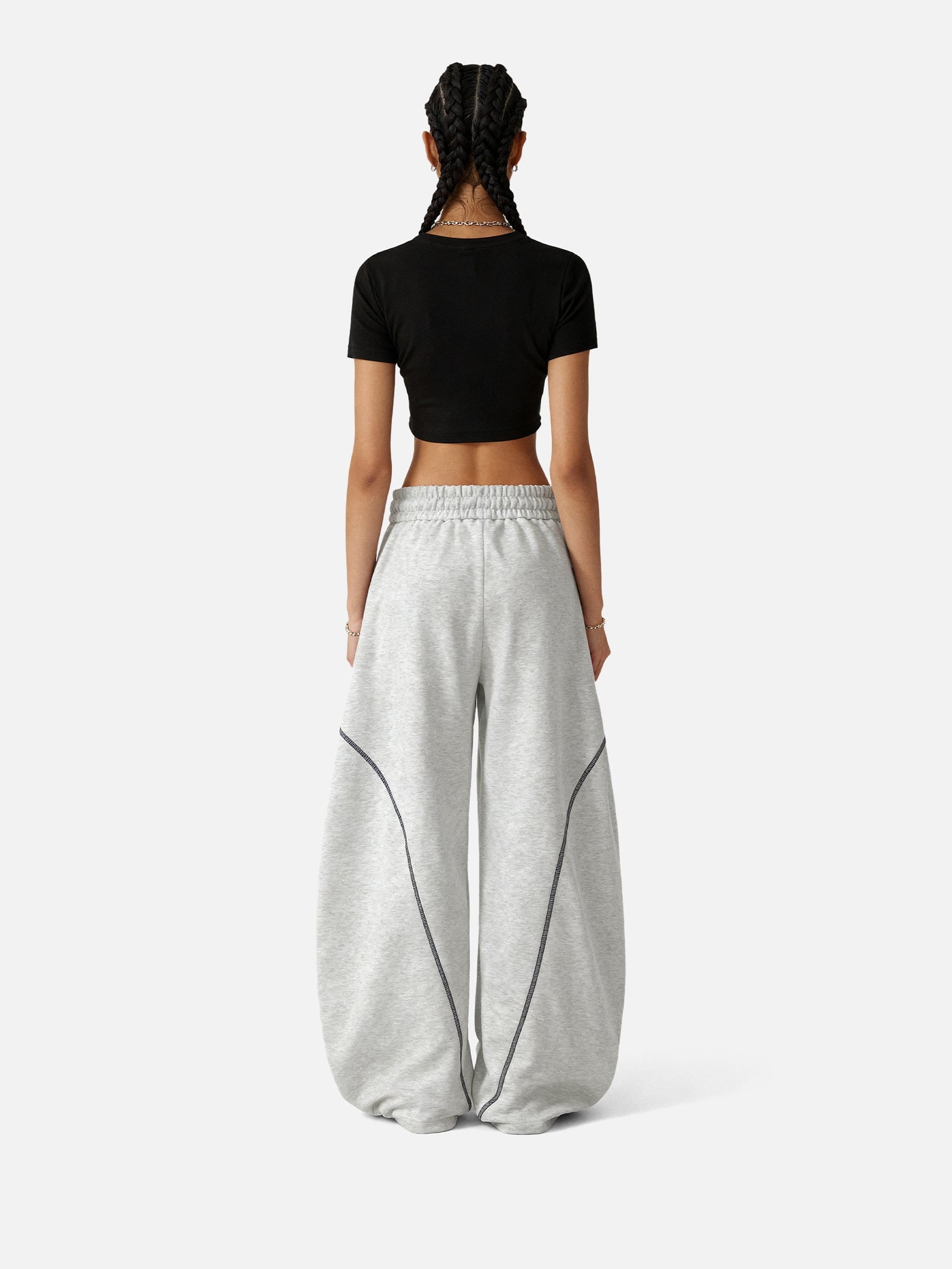 AELFRIC EDEN グレー ワイドパンツ M Aelfric Eden Baggy Sweatpants | Urban Outfitters
