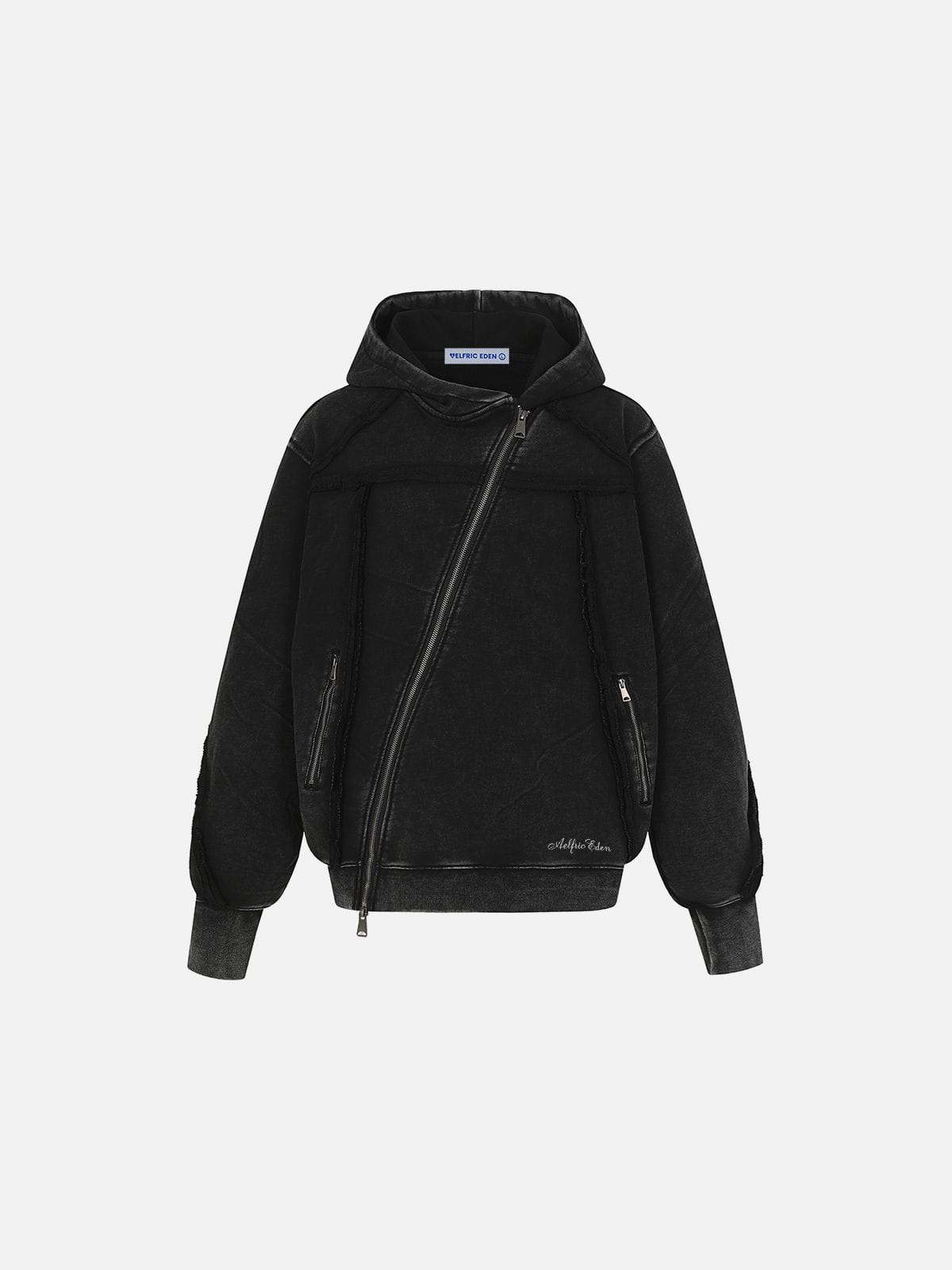 Aelfric Eden パーカー Aelfric Eden Washed Asymmetric Zip Up Hoodie – Aelfric eden